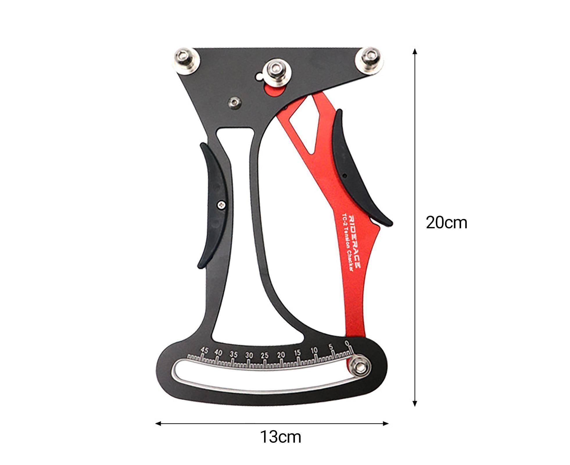 Professional Wheel Spoke Meter Precise Calibration Labor-Saving CNC Process Aluminum Alloy Spoke Tension Meter Cycling Supplies - Black - Image 2