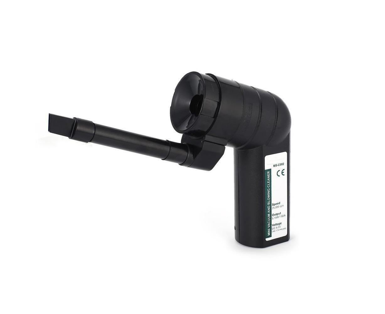 25000rpm Mini Blower Vacuum Cleaner Cleaning Tool for PC Keyboard Laptop Printer - Black - Image 4