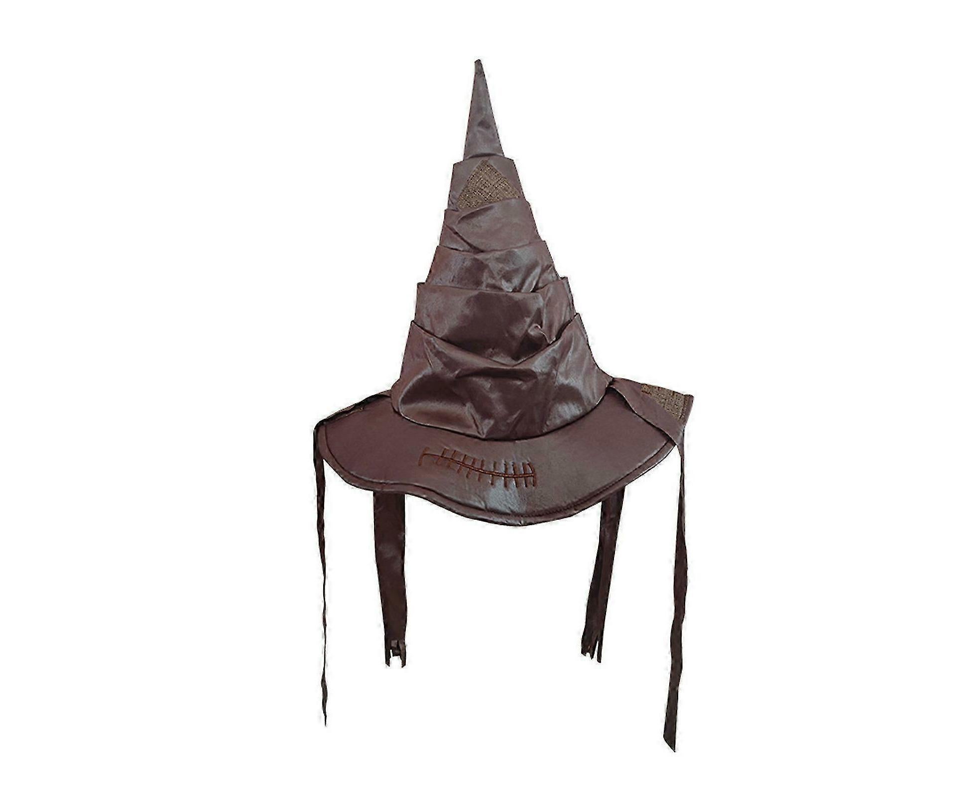 Halloween Wizard Hat Retro-style Adult Witch Hat Pointy Hat With Patch Beggar Hat For Cosplay Halloween Costumes - Image 1