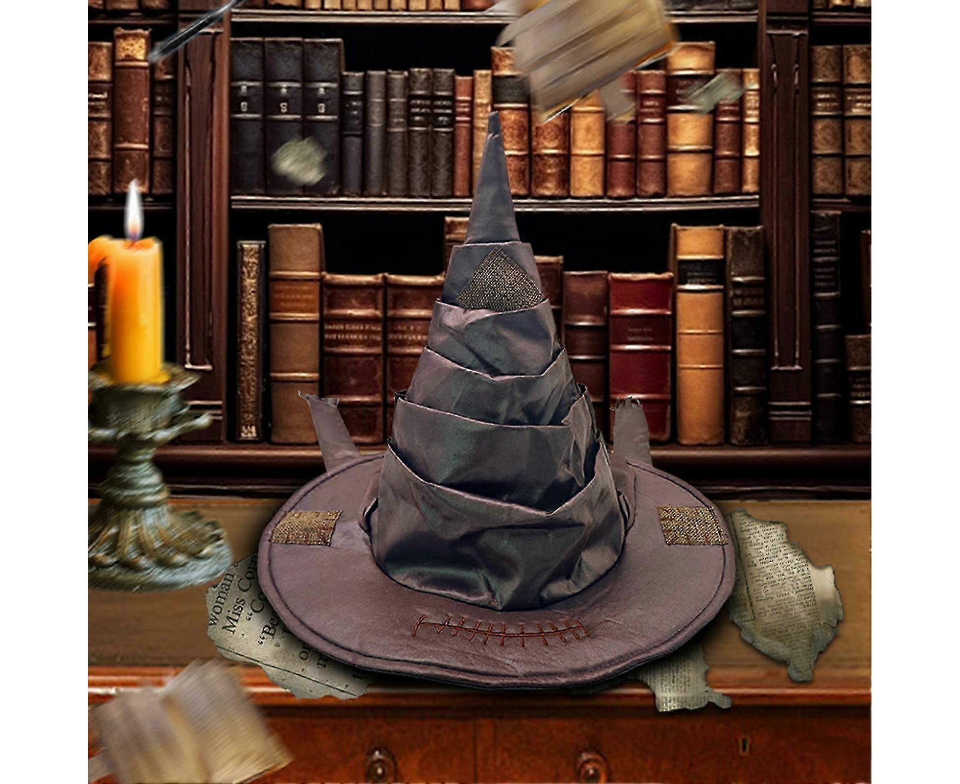 Halloween Wizard Hat Retro-style Adult Witch Hat Pointy Hat With Patch Beggar Hat For Cosplay Halloween Costumes - Image 2