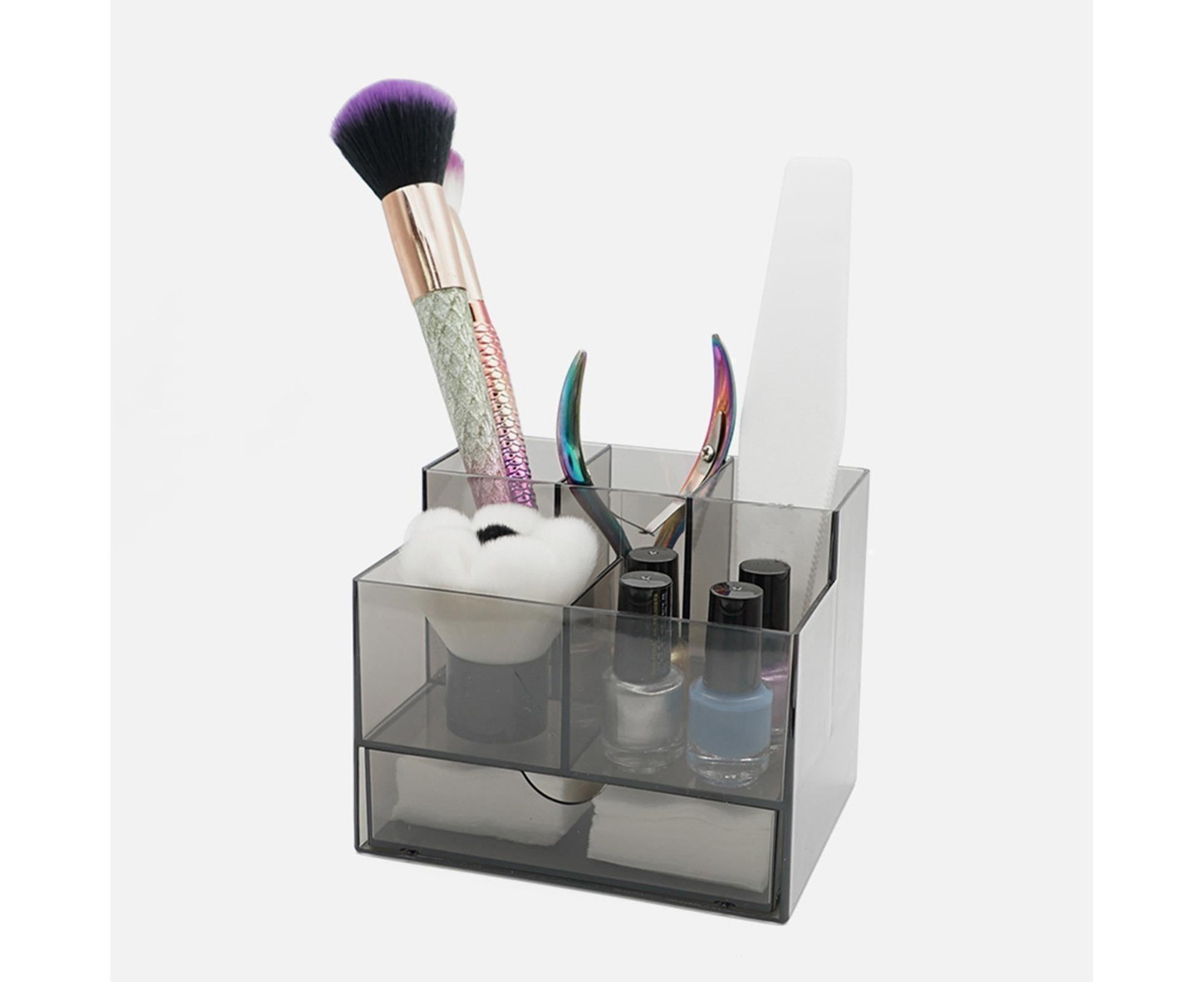 Makeup Organizer Drawer Type Large Capacity - Black - Image 3