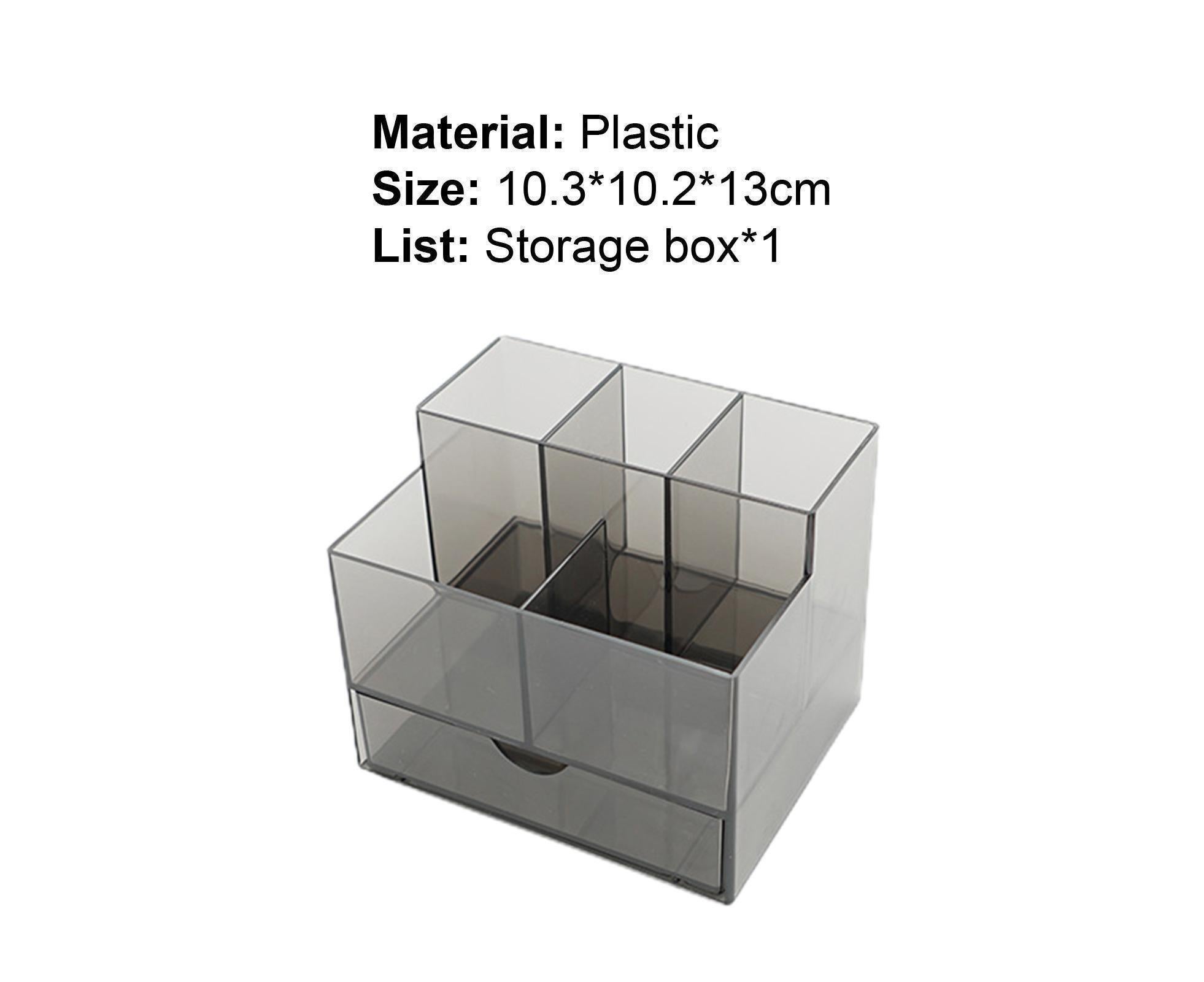 Makeup Organizer Drawer Type Large Capacity - Black - Image 4