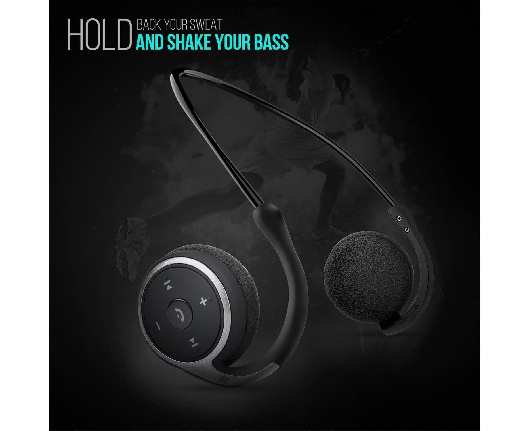Small Bluetooth Headphones Wrap Around Head-Sports Wireless Headset - Image 5