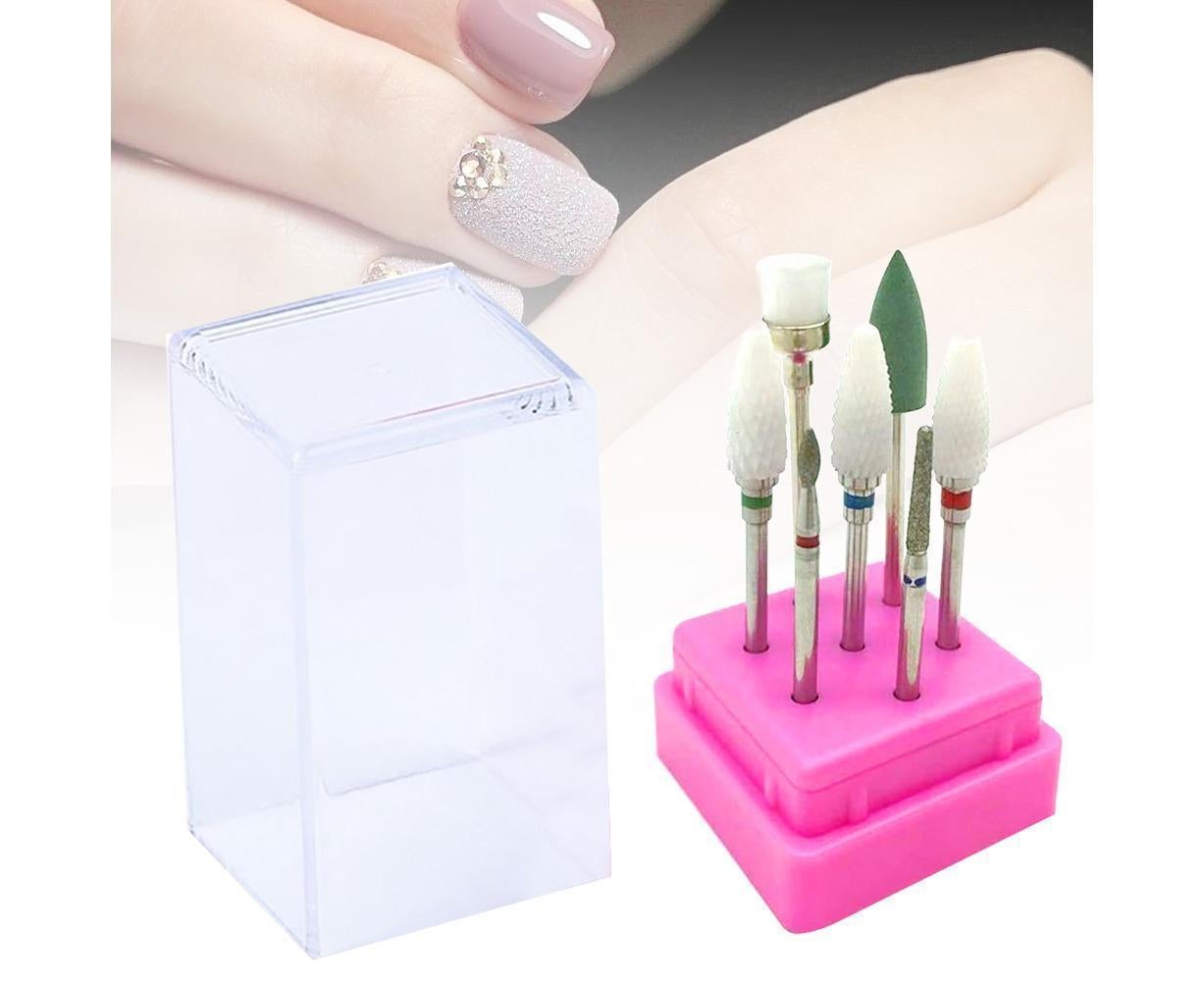 7Pcs Tungsten Steel Ceramics Remove Gel Polish Manicure Pedicure Nail Drill Bits-8# - Image 2