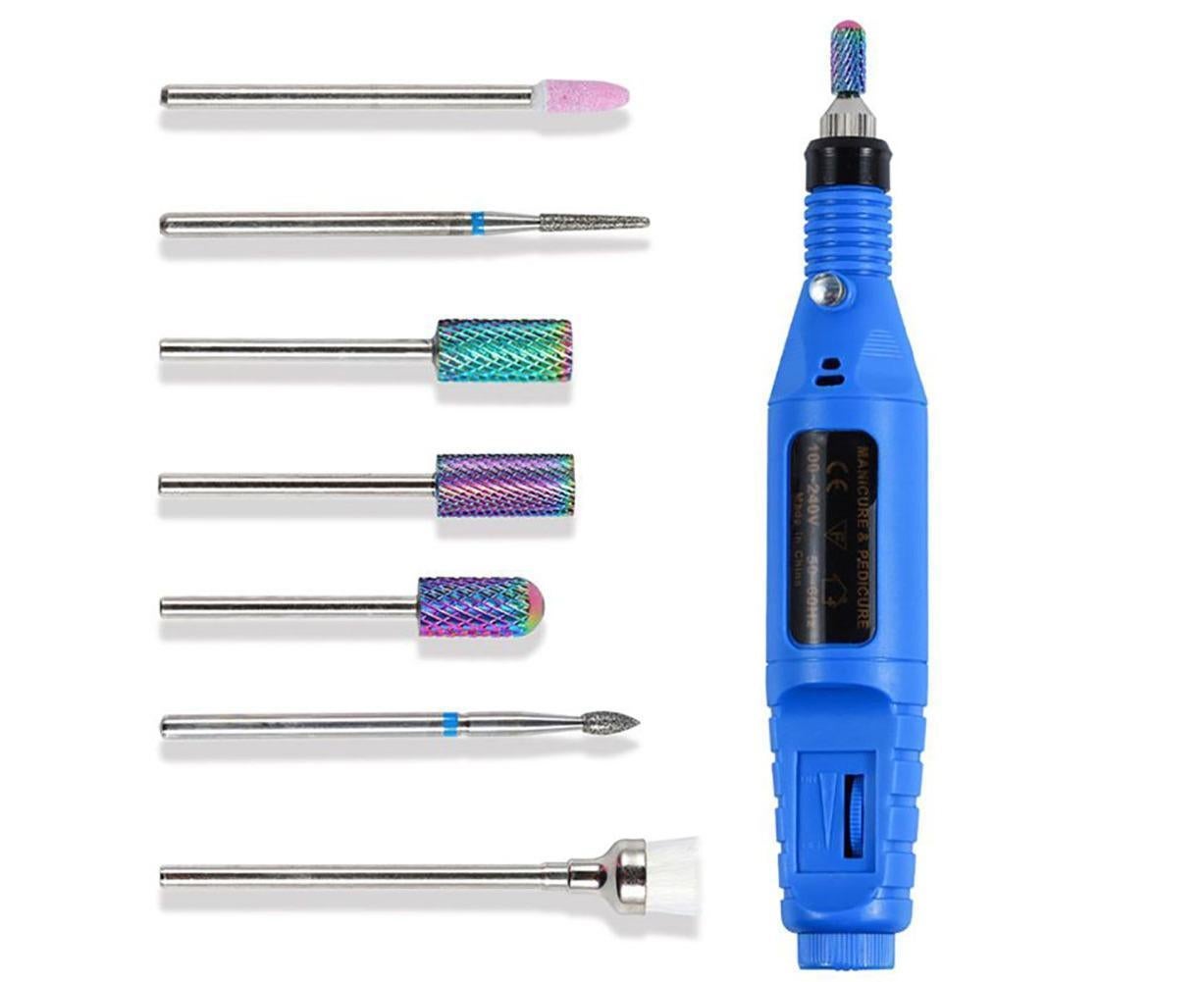 7Pcs Tungsten Steel Ceramics Remove Gel Polish Manicure Pedicure Nail Drill Bits-8# - Image 4