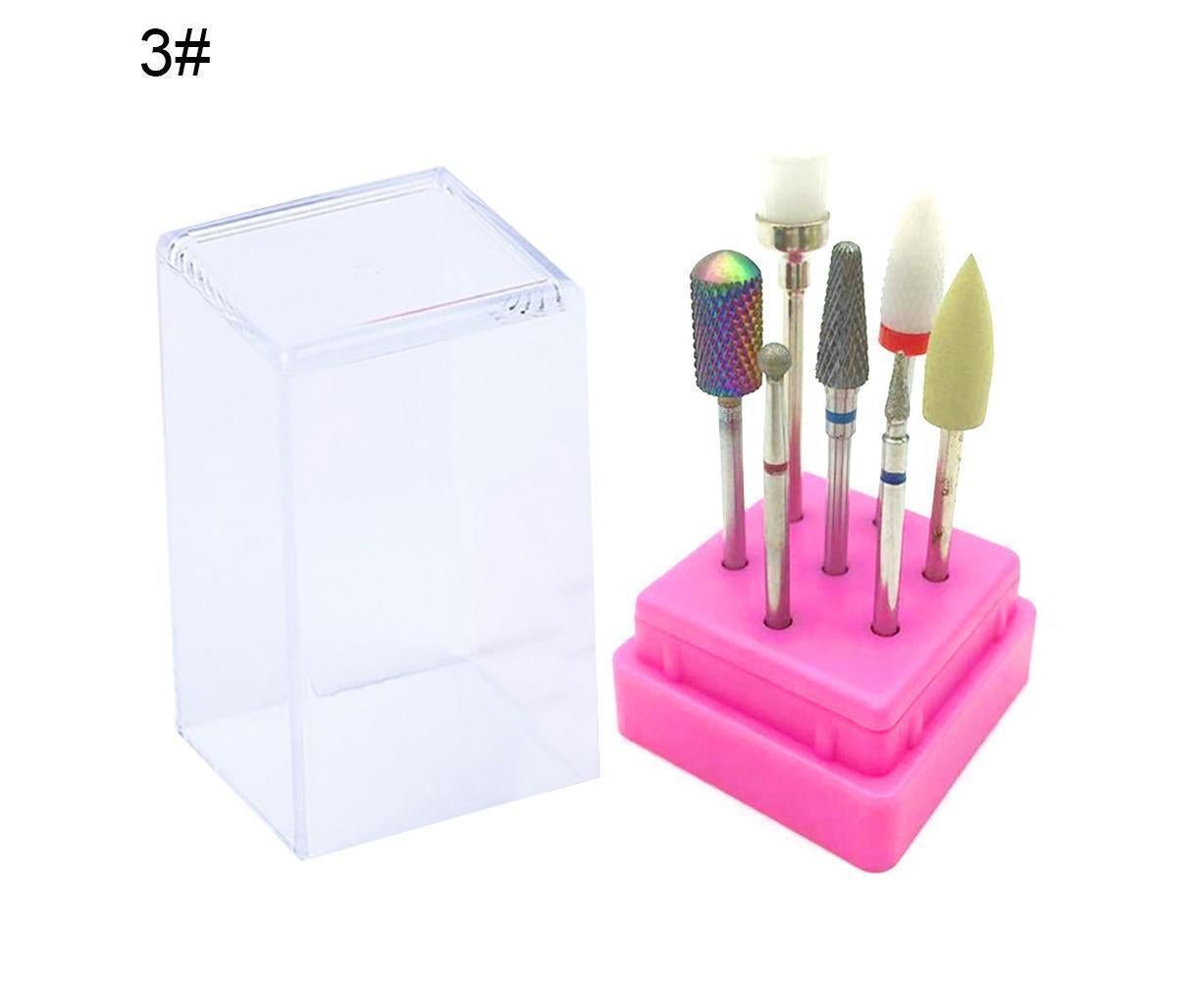 7Pcs Tungsten Steel Ceramics Remove Gel Polish Manicure Pedicure Nail Drill Bits-8# - Image 8