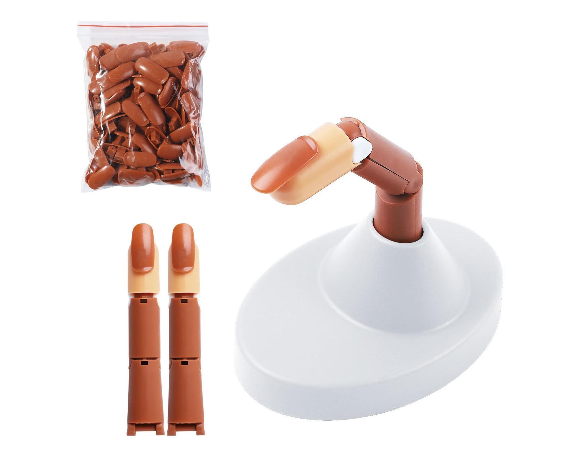 Mechanical Nail Finger Model Anti-Slip ABS - White - Image 1