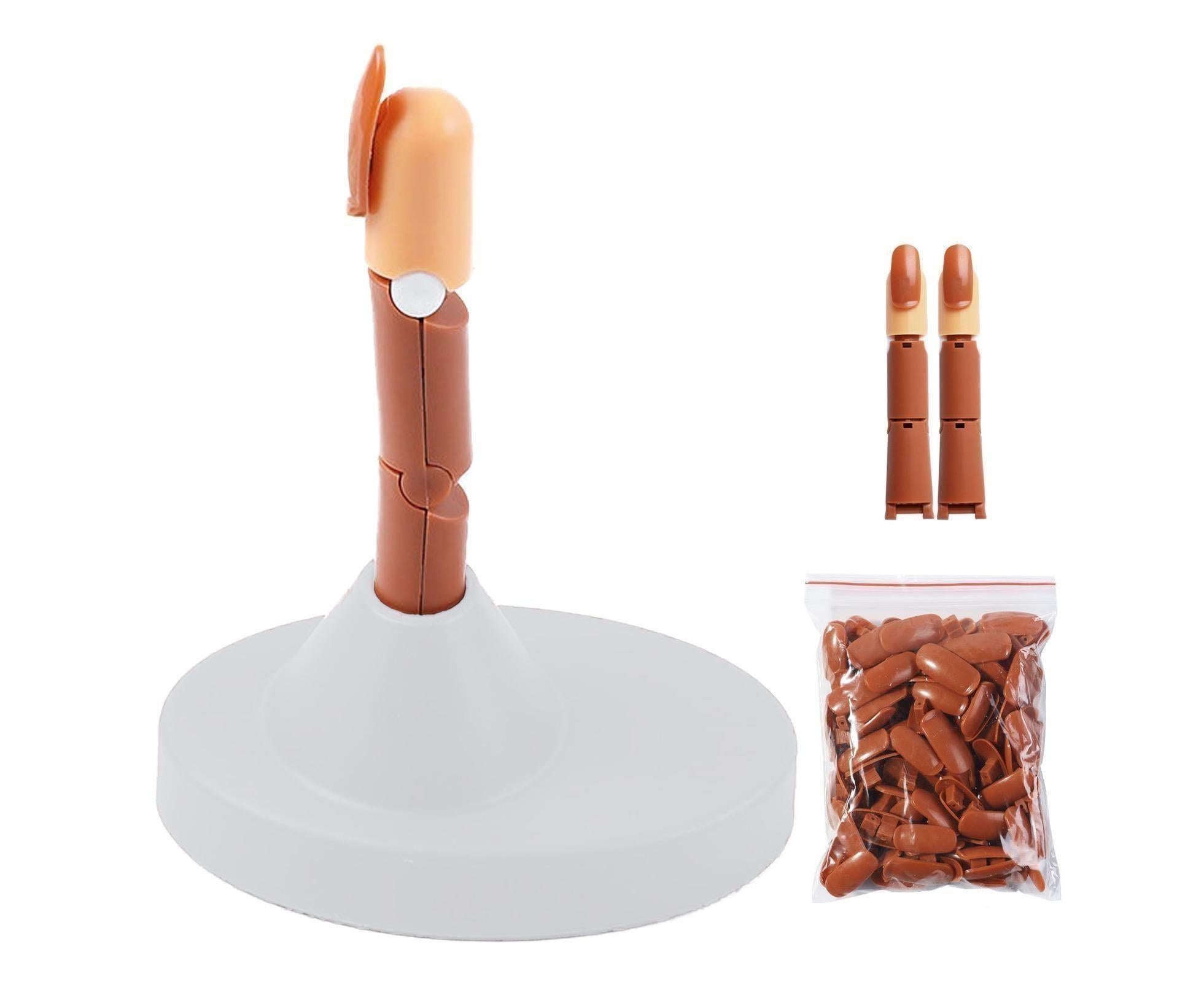 Mechanical Nail Finger Model Anti-Slip ABS - White - Image 2