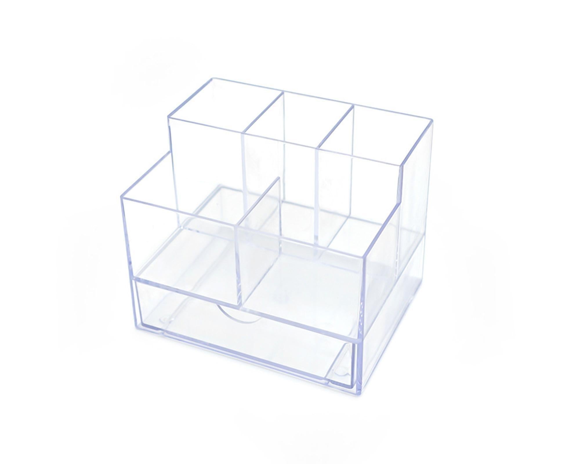 Makeup Organizer Drawer Type Large Capacity - Transparent - Image 1