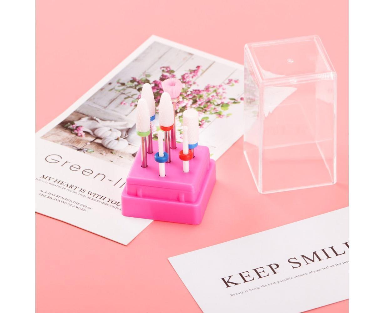Ceramic Steel Alloy Grinding Dead Skin Removal Nail Art Drill Bit Brush Set-3# - Image 7