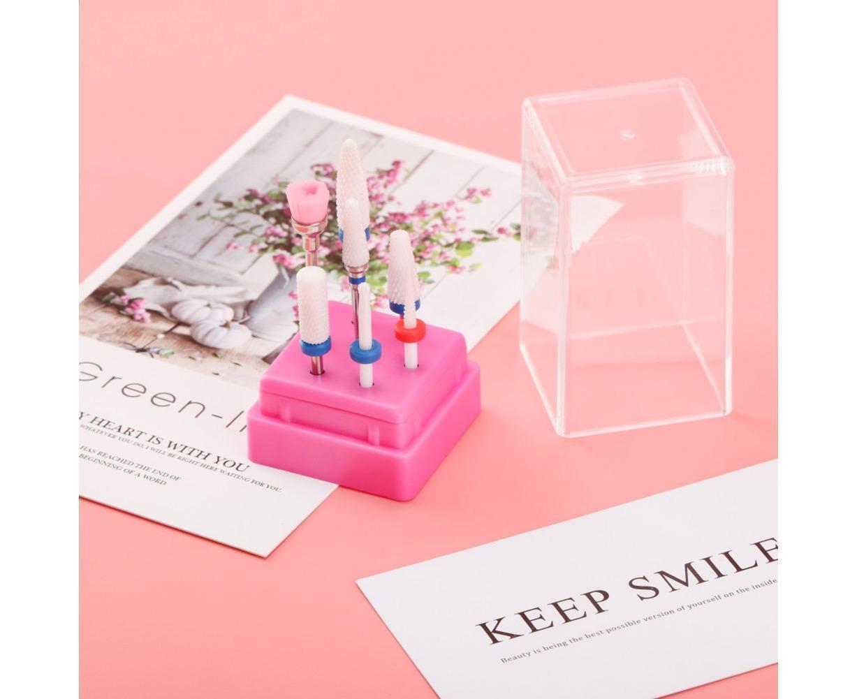 Ceramic Steel Alloy Grinding Dead Skin Removal Nail Art Drill Bit Brush Set-3# - Image 8