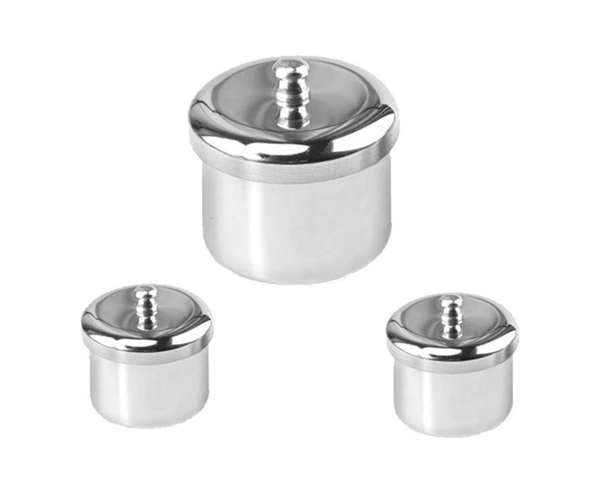 3Pcs Manicure Liquid Cup Acrylic Powder Organizer Tray with Nail Brush Holder - Image 2
