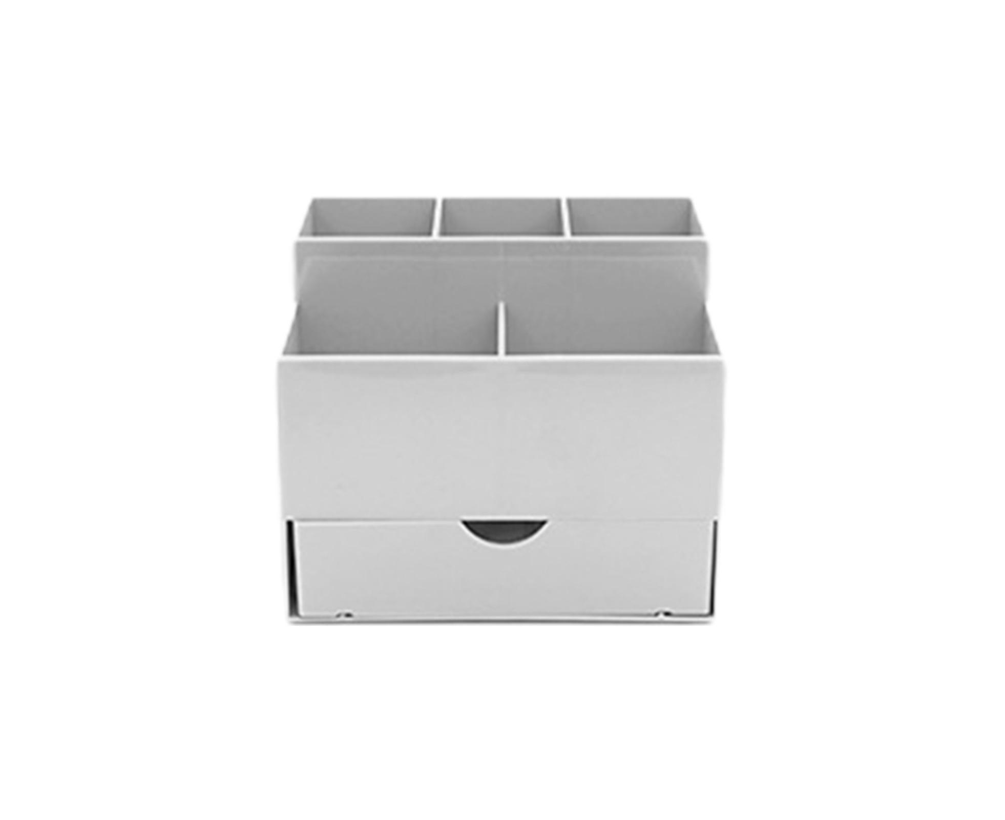 Makeup Organizer Drawer Type Large Capacity - Grey - Image 2