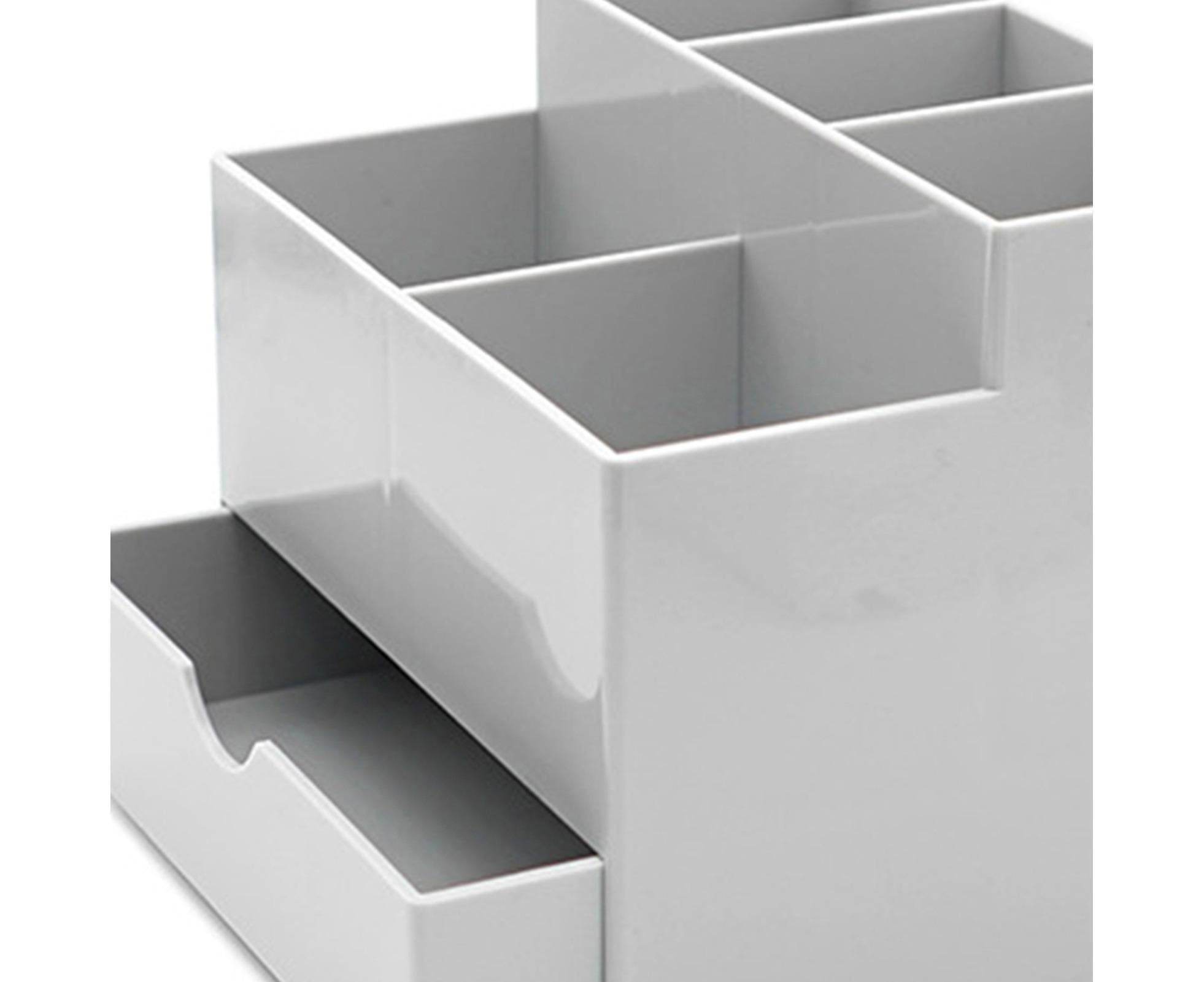 Makeup Organizer Drawer Type Large Capacity - Grey - Image 5