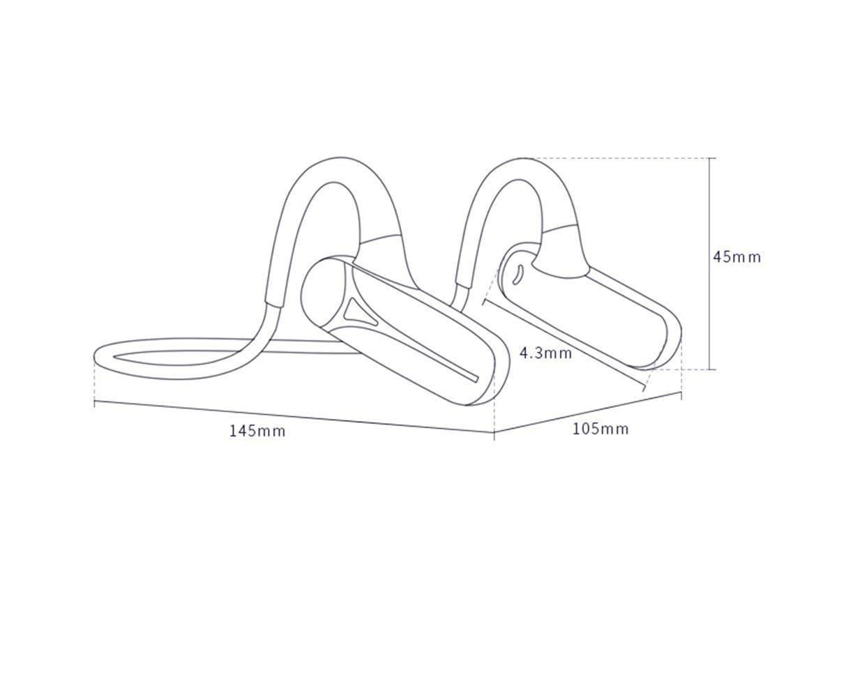 Open Ear Wireless Bone Conduction Headphones with Bluetooth Microphone - Image 3