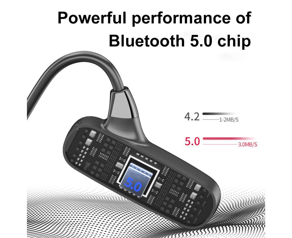 Open Ear Wireless Bone Conduction Headphones with Bluetooth Microphone - Image 4
