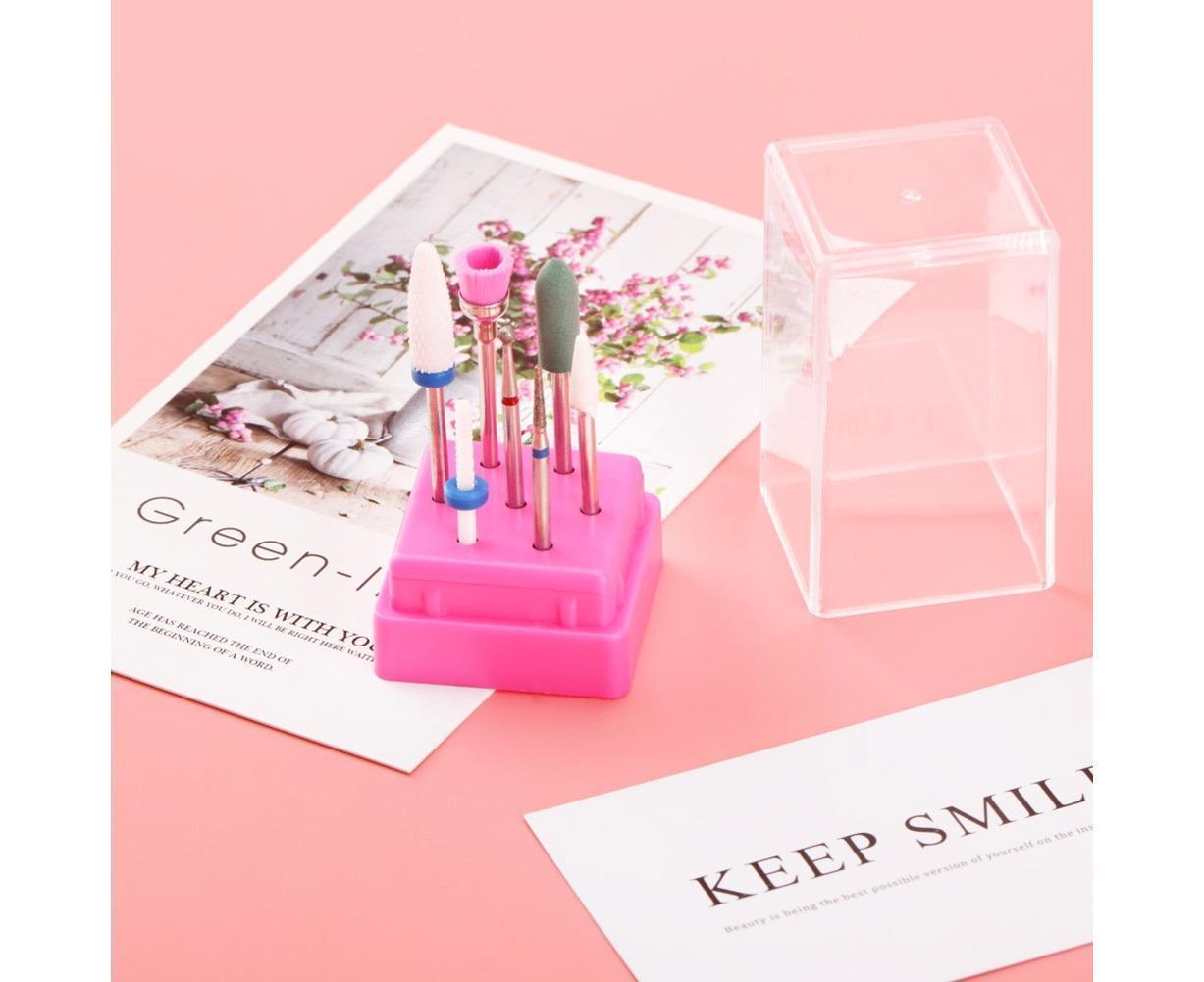 Ceramic Steel Alloy Grinding Dead Skin Removal Nail Art Drill Bit Brush Set-2# - Image 6