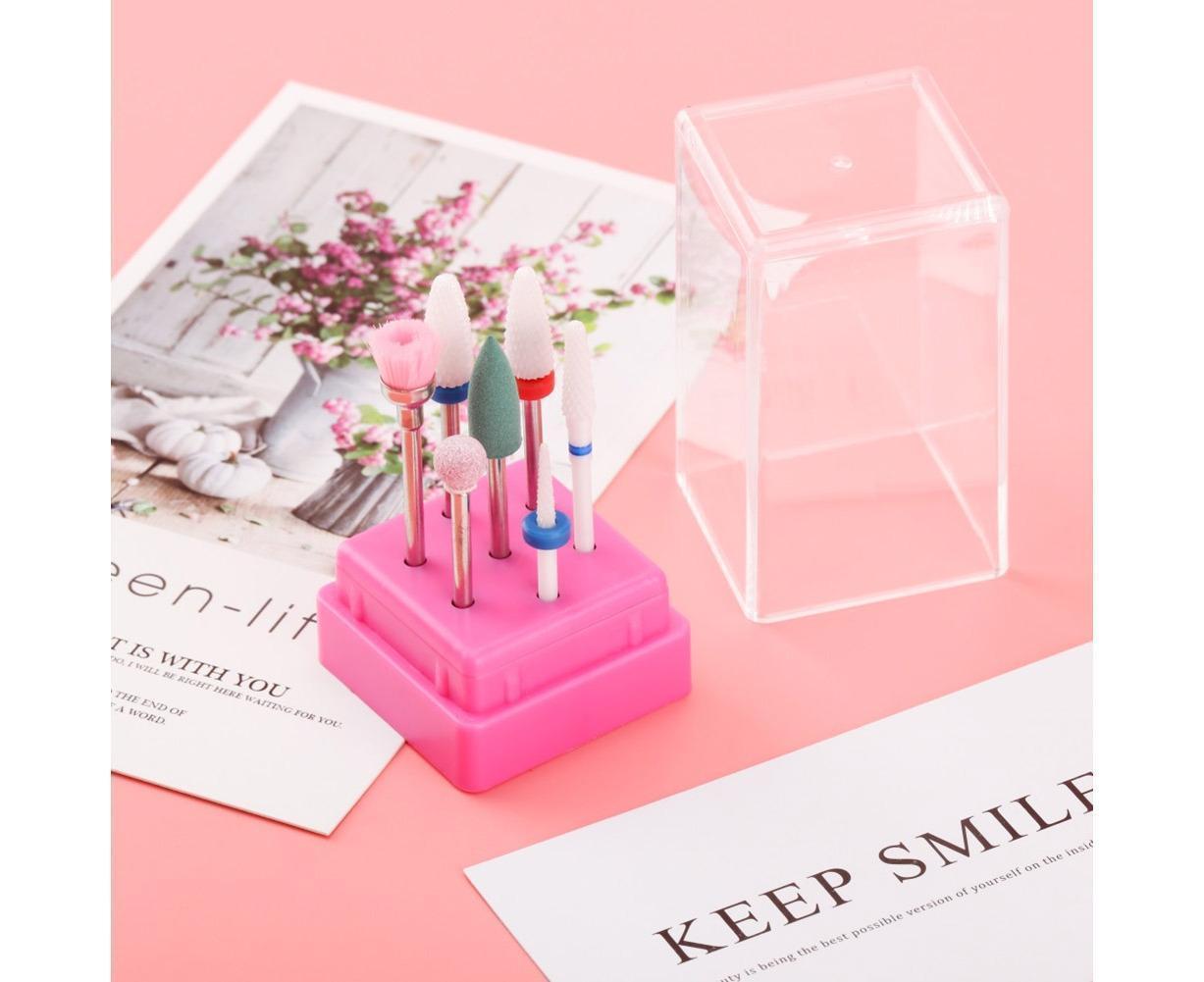 Ceramic Steel Alloy Grinding Dead Skin Removal Nail Art Drill Bit Brush Set-2# - Image 8