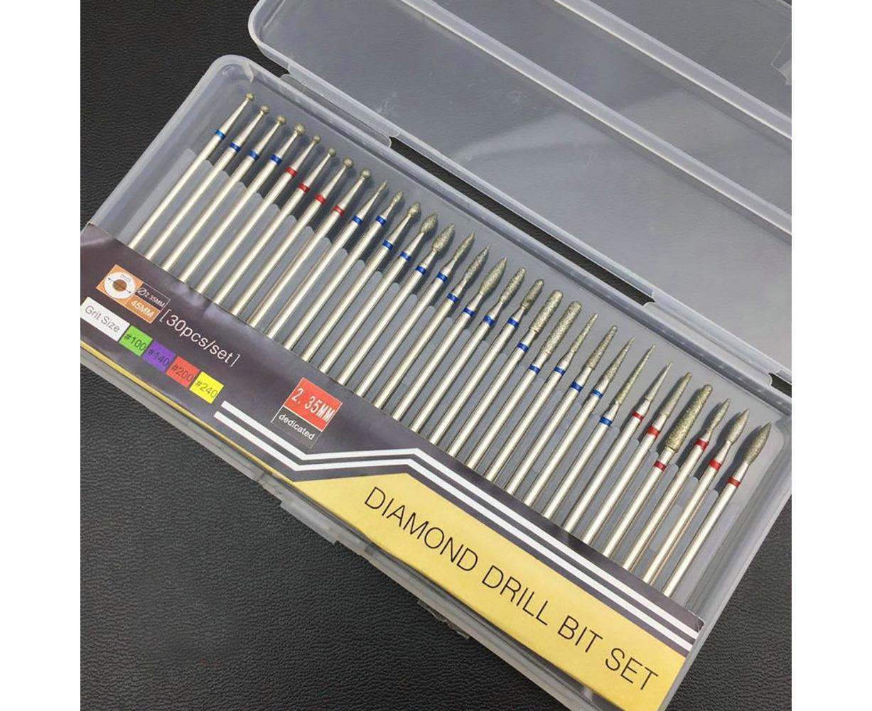 30Pcs Tungsten Steel Nail Drill Bits Manicure Pedicure Gel Polish Removal Tool-A - Image 5