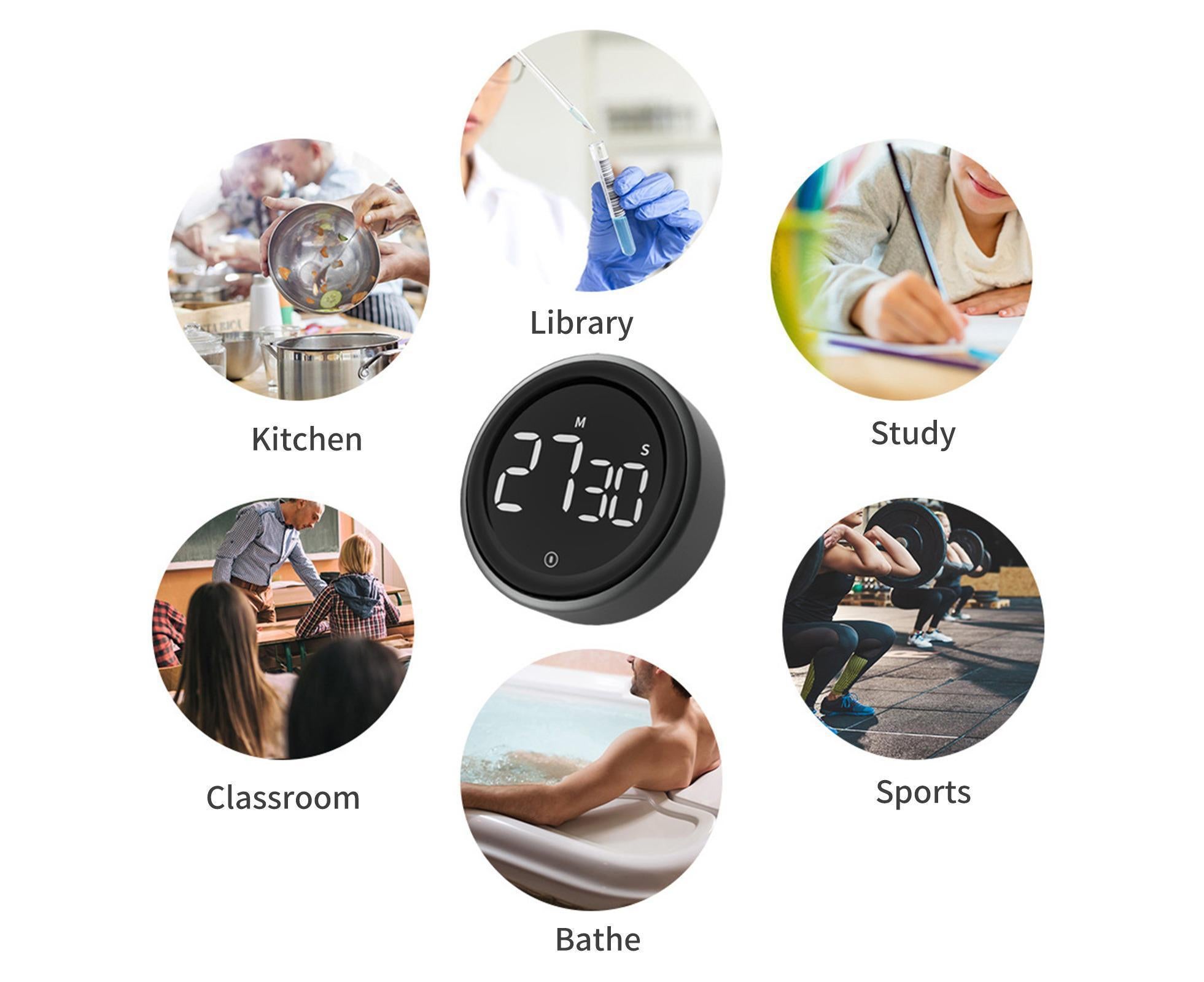 Kitchen Timer - Digital Countdown - Loud Alarm - Image 3