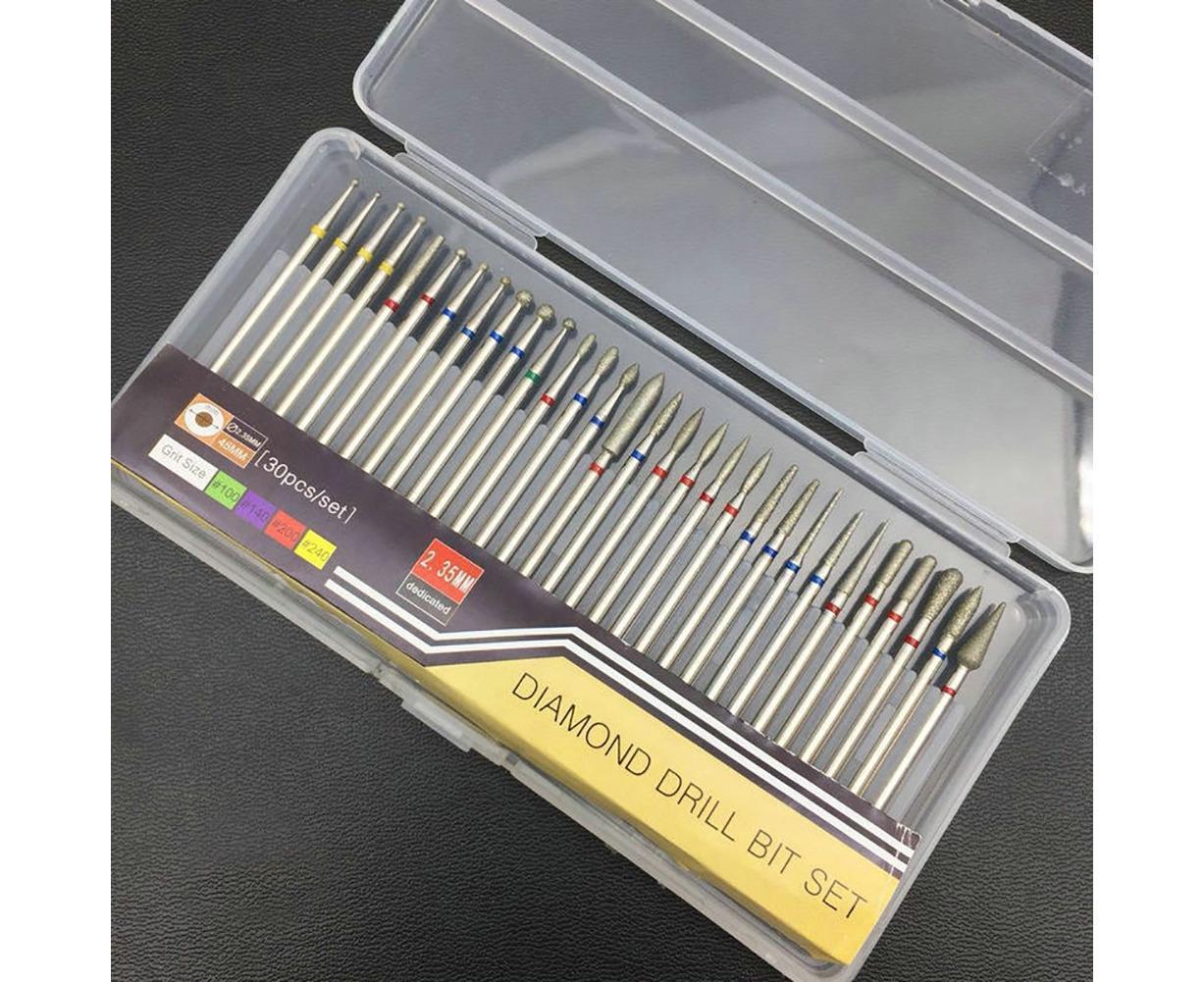 30Pcs Tungsten Steel Nail Drill Bits Manicure Pedicure Gel Polish Removal Tool-C - Image 4