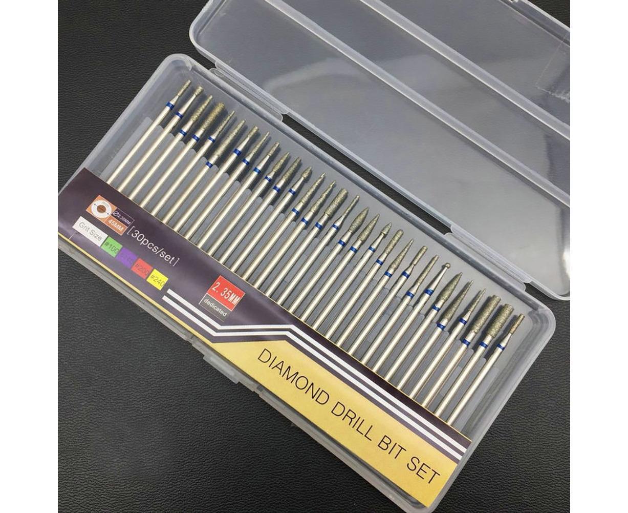 30Pcs Tungsten Steel Nail Drill Bits Manicure Pedicure Gel Polish Removal Tool-C - Image 6