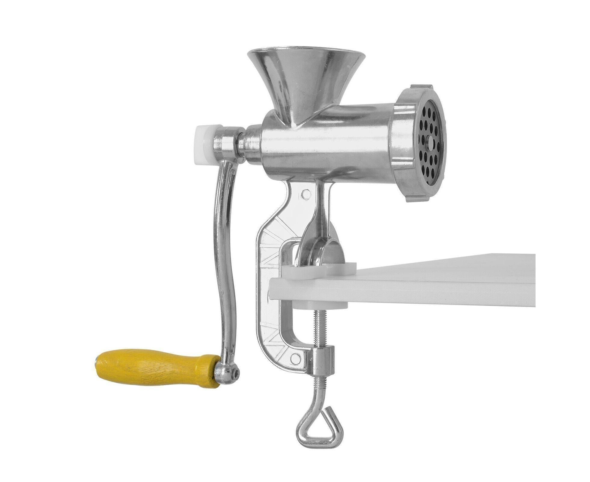 Hand Sausage Filler Maker Manual Kitchen Meat Grinder Mincer Stuffer Table - Image 5