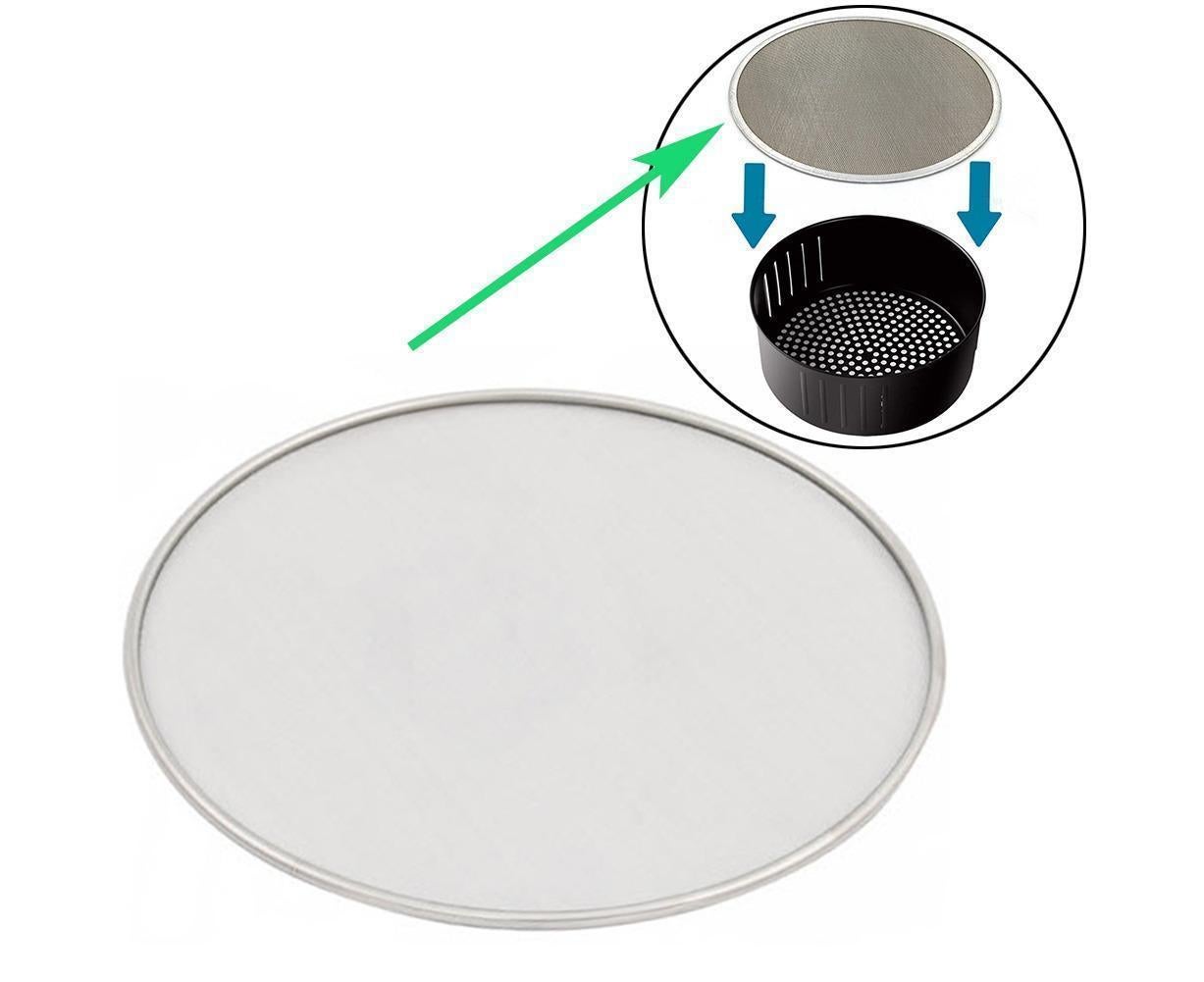 19/21/23/25cm Stainless Steel Oil Splatter Screen Net Cover for Air Frying Pot-23cm - Image 3