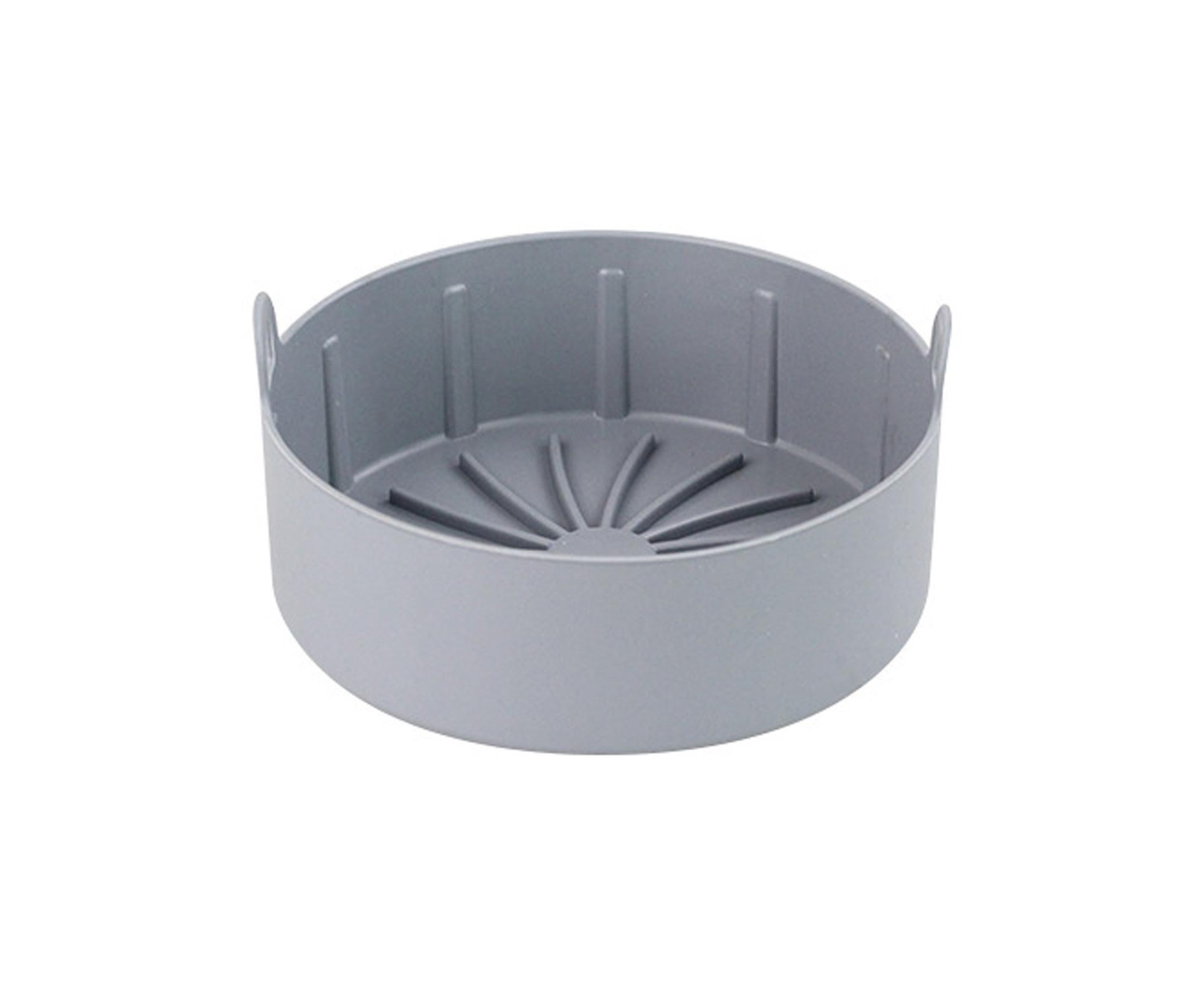 Air Fryers Pot Silicone - Grey 16cm - Image 1