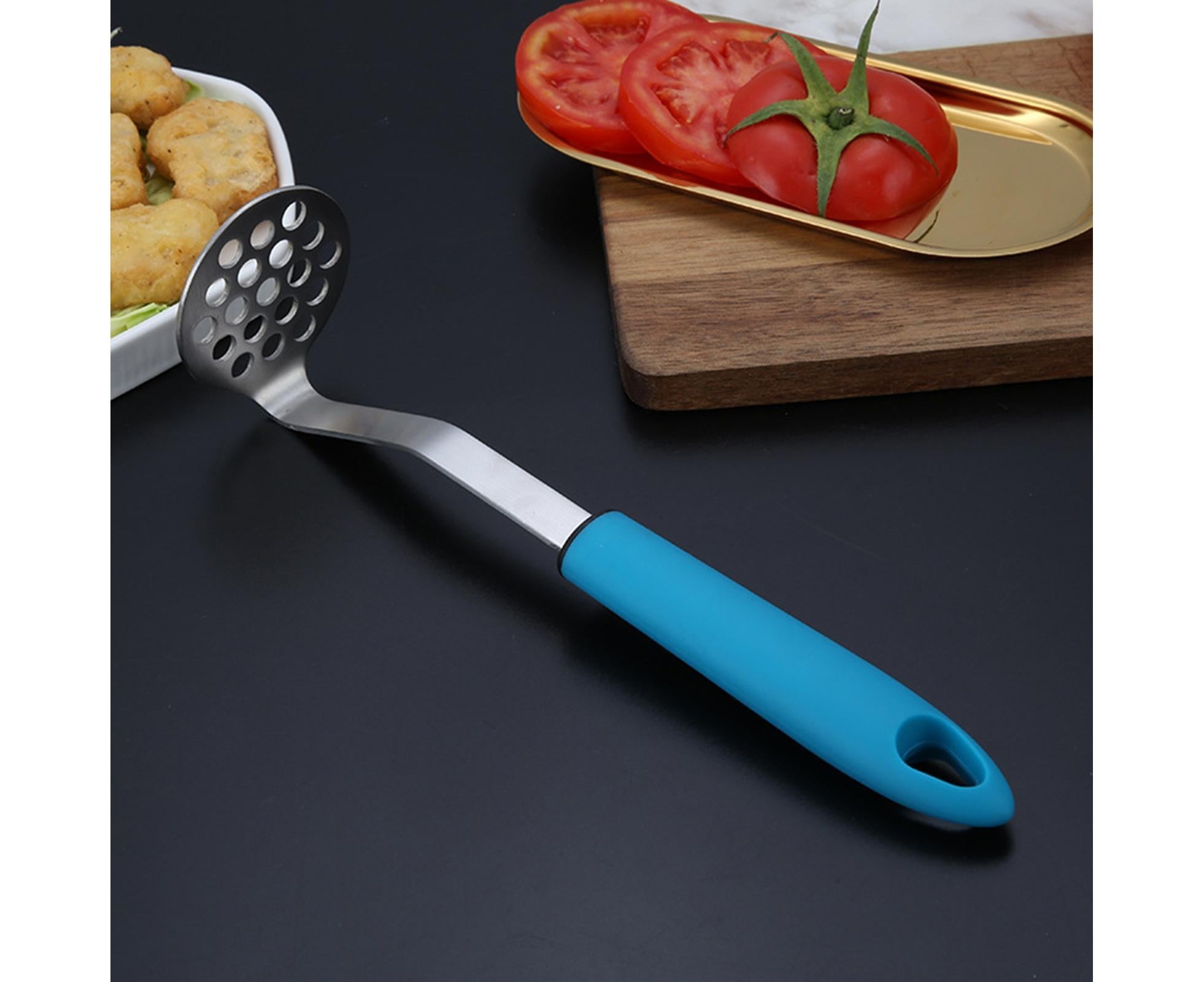Vegetable Masher Stainless Steel - Blue - Image 2