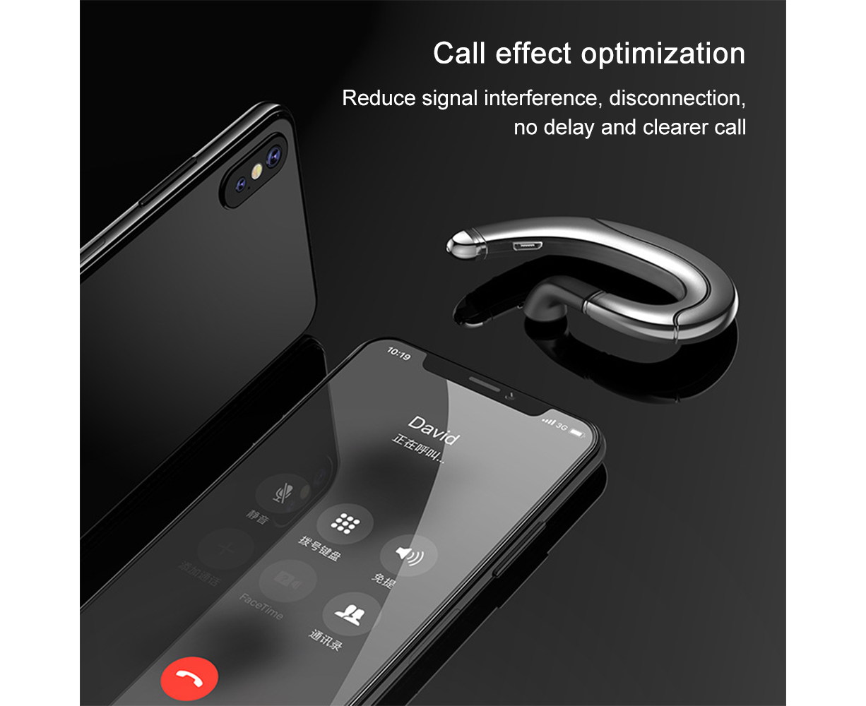 True Wireless Bluetooth Invisible Single Earbud with Microphone - Image 5