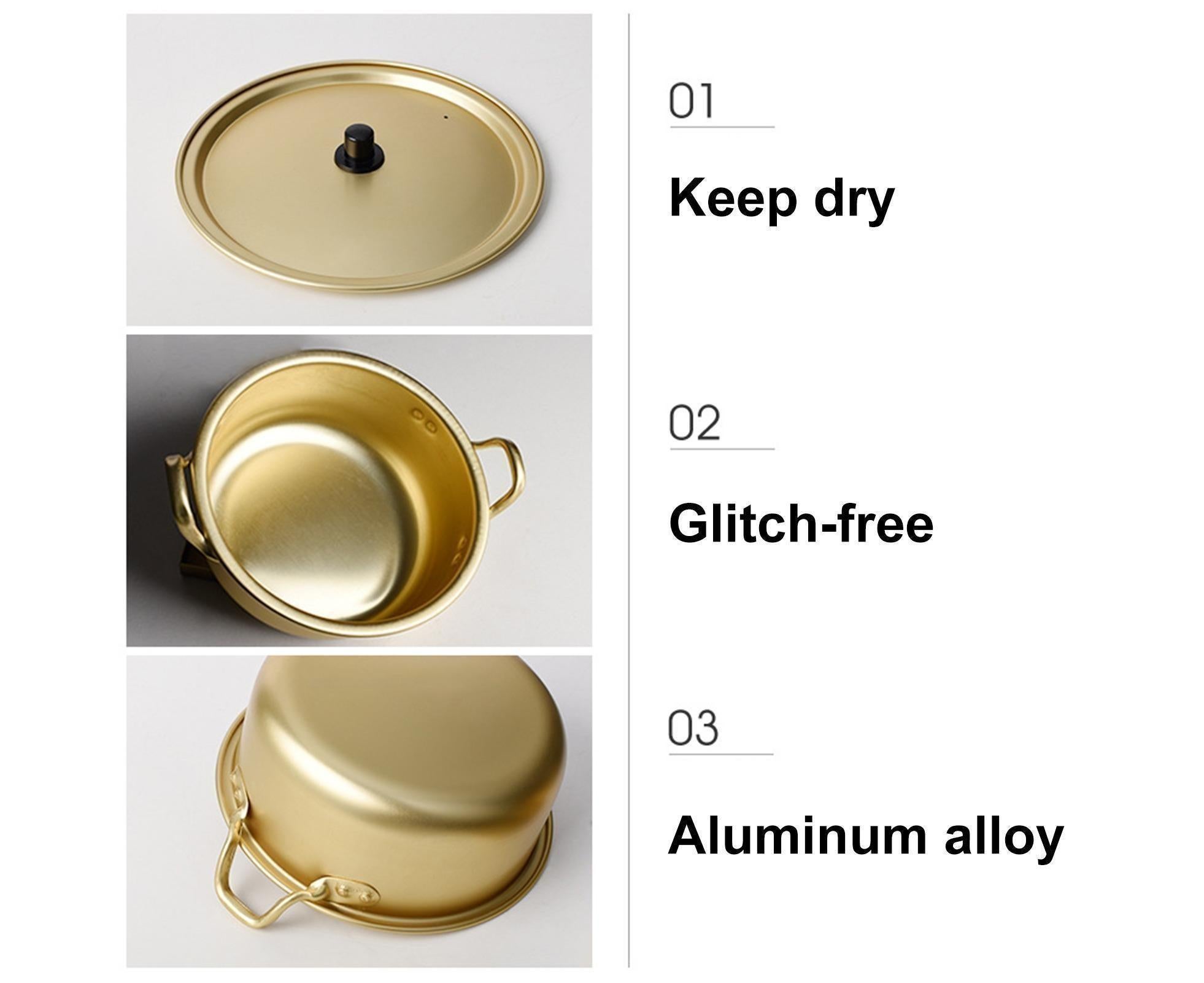 Noodle Pot Aluminium Instant Noodle Container for Home - S - Image 2