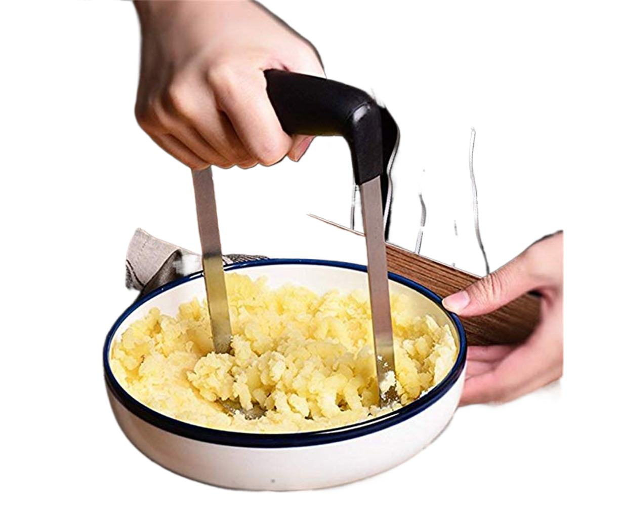 Stainless Steel Puree Potato Masher Kitchen Tool Vegetables Fruits Ricer Presser - Image 1
