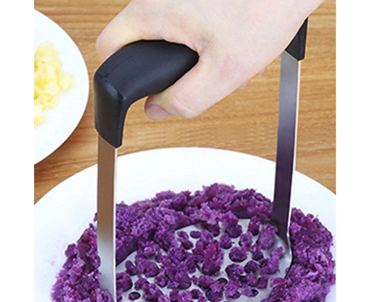 Stainless Steel Puree Potato Masher Kitchen Tool Vegetables Fruits Ricer Presser - Image 4