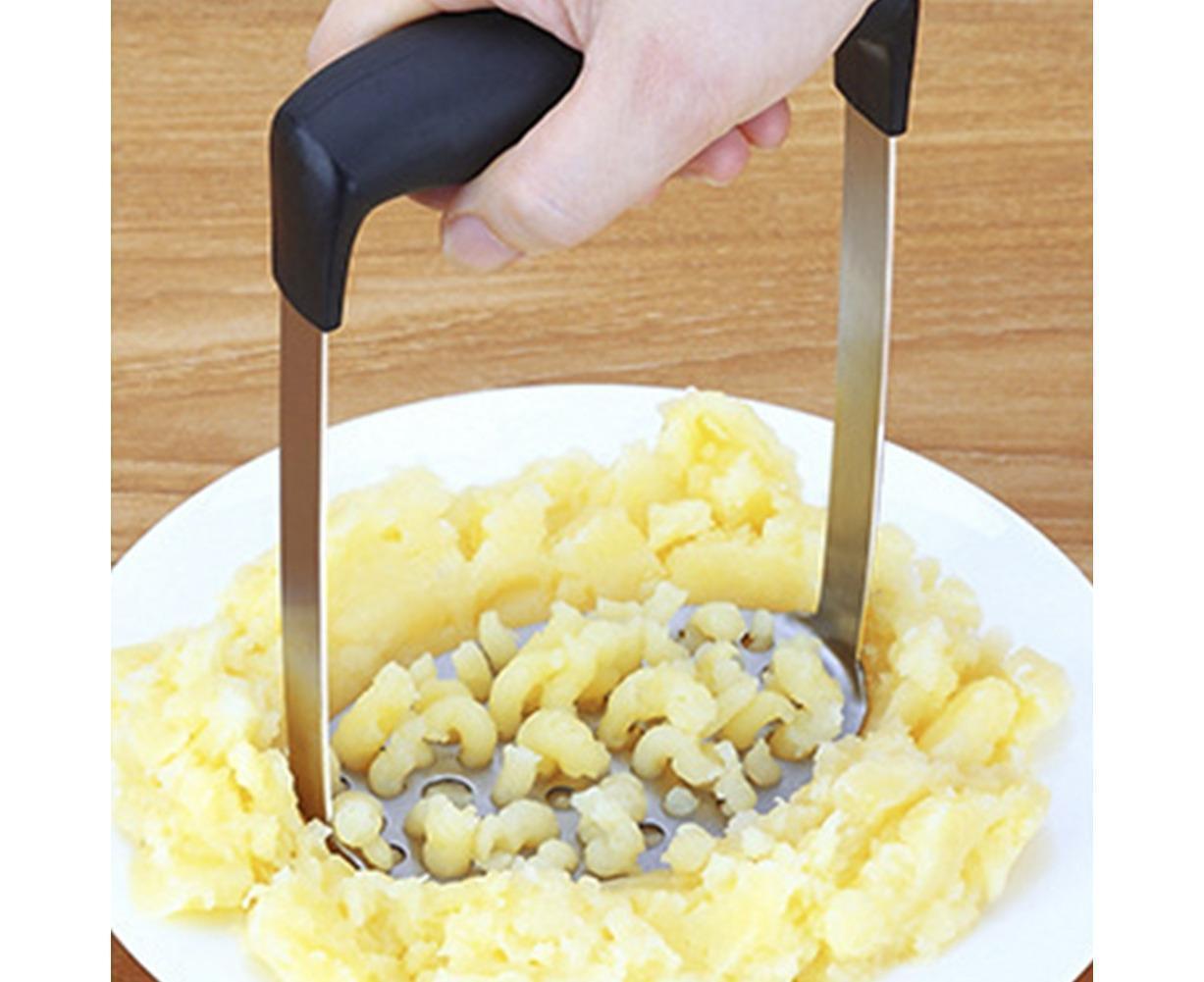Stainless Steel Puree Potato Masher Kitchen Tool Vegetables Fruits Ricer Presser - Image 6