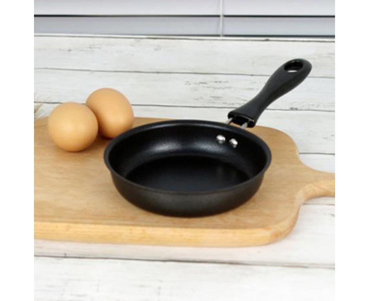Non-stick Handle Iron Frying Cooking Pan Breakfast Egg Pancake Pot Cookware - Image 8