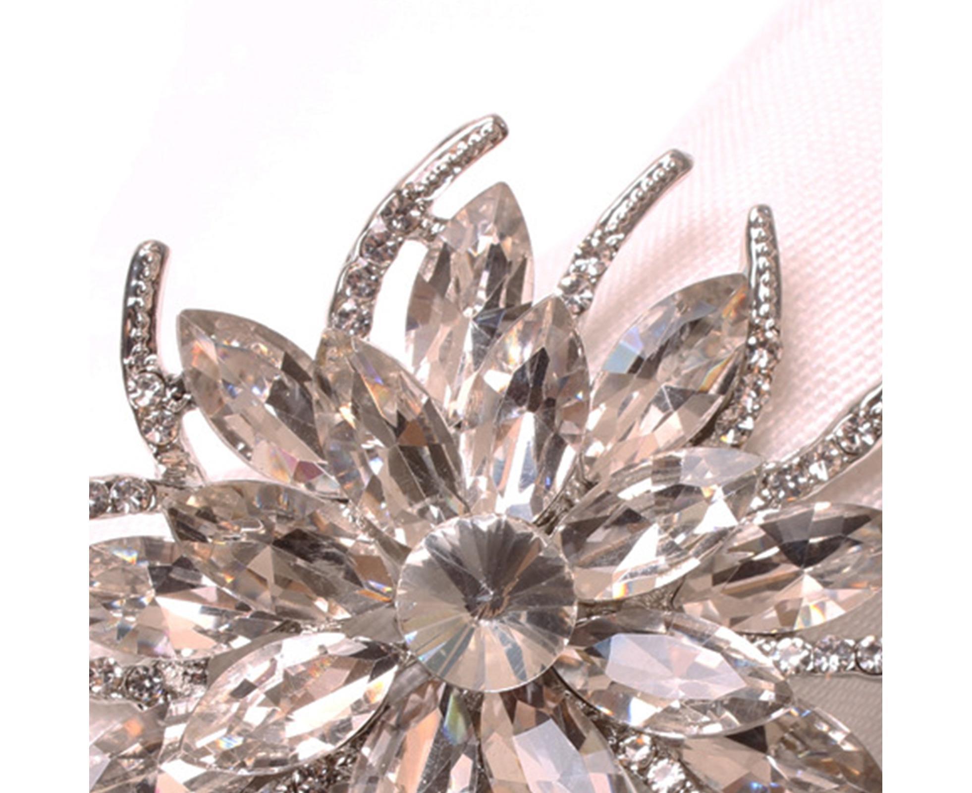 6Pcs Napkin Rings Vintage Delicate Alloy Lotus Flower Table Napkin Buckle for Home-Silver - Image 7