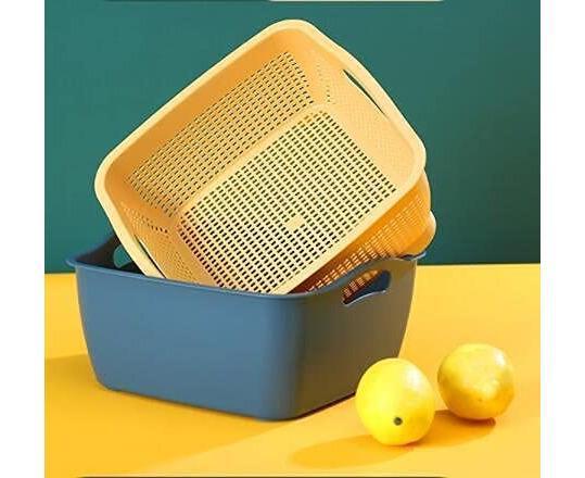 Kitchen Strainer Set - Double-Layer Plastic - Detachable - Image 3