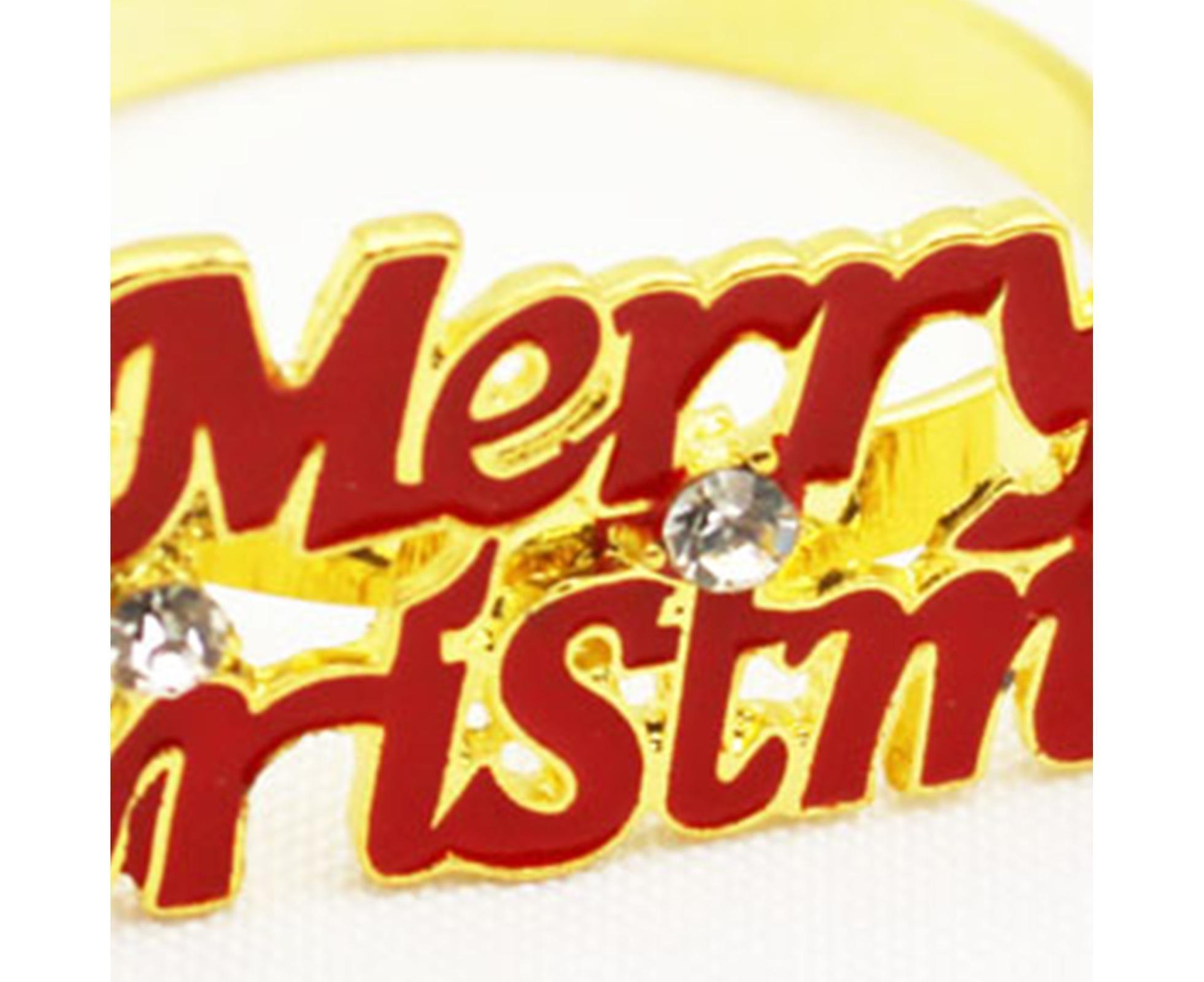 6Pcs Deer Shape Napkin Ring Christmas Style - Imitation Gold - Image 8