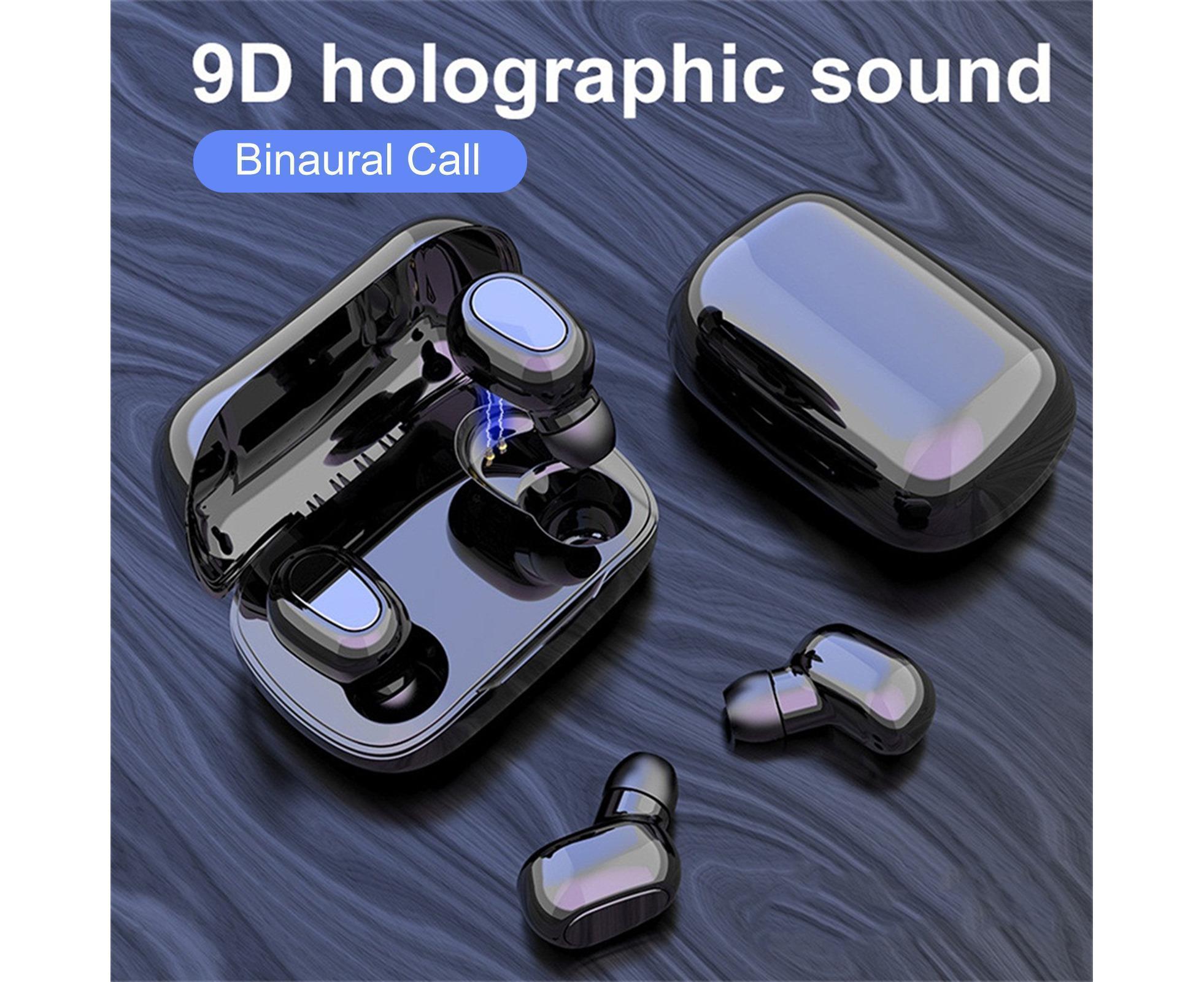 True Wireless Earbuds - Stereo Sound - Sports Bluetooth 5.0 - Black - Image 2