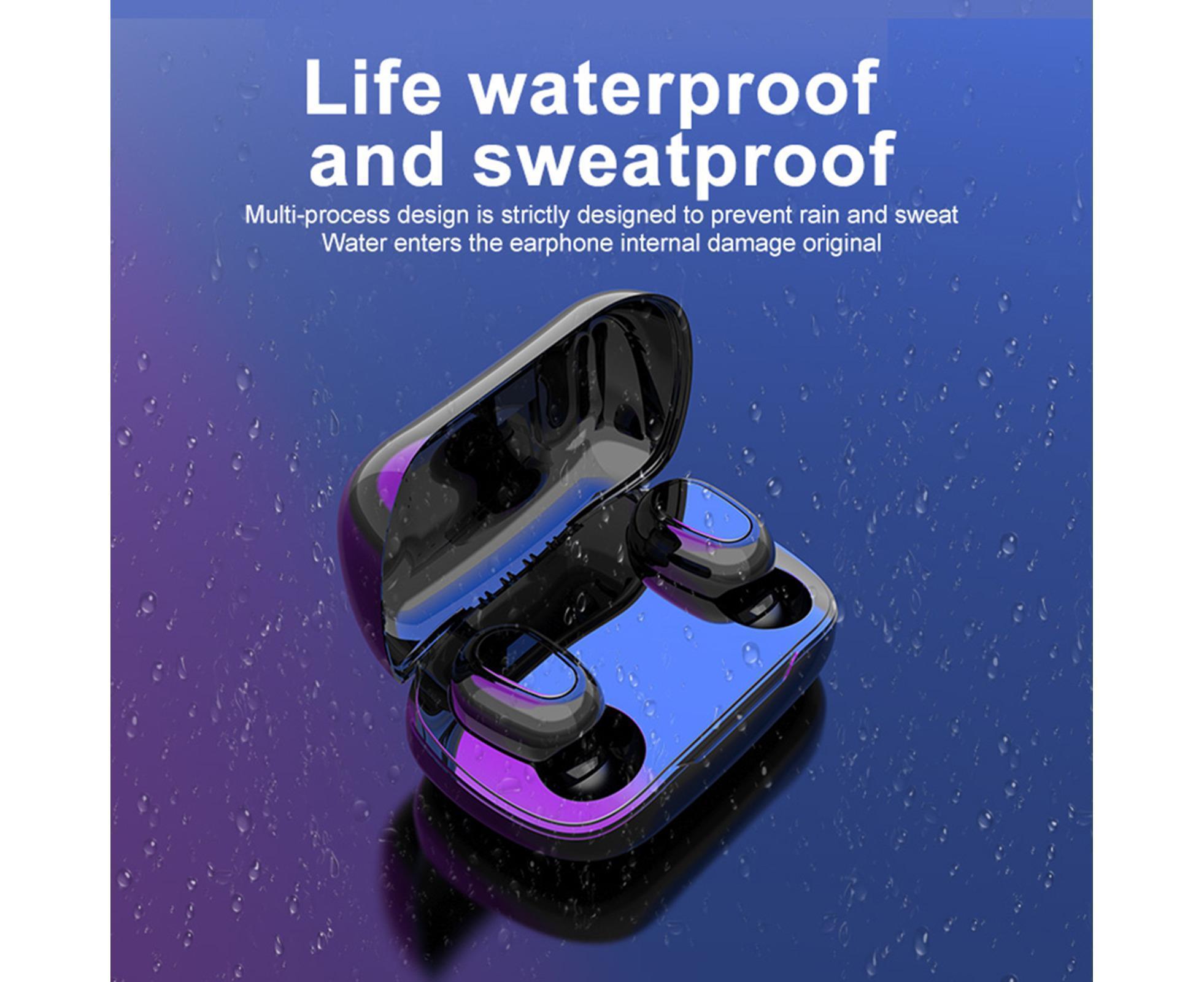 True Wireless Earbuds - Stereo Sound - Sports Bluetooth 5.0 - Black - Image 5