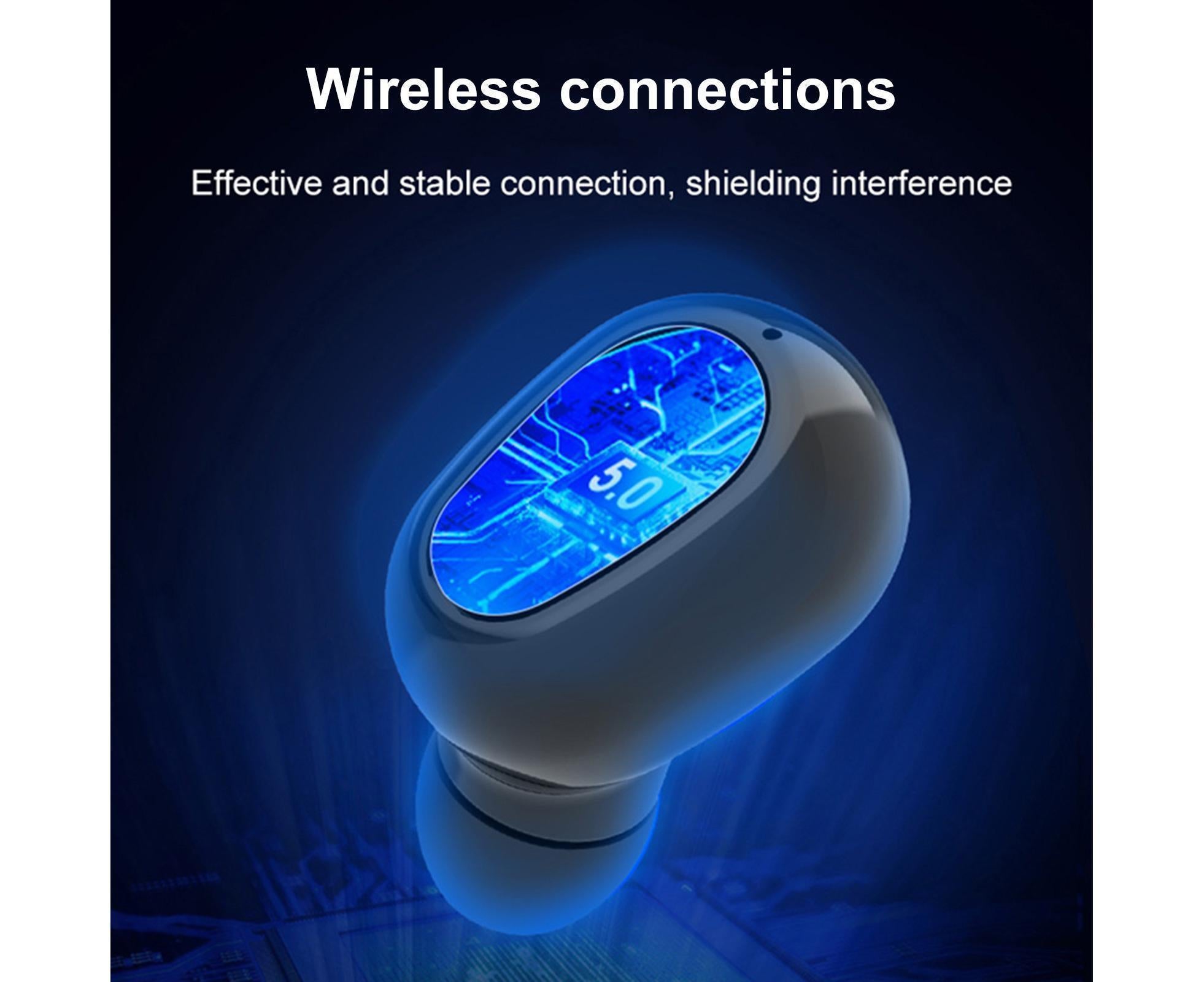 True Wireless Earbuds - Stereo Sound - Sports Bluetooth 5.0 - Black - Image 6