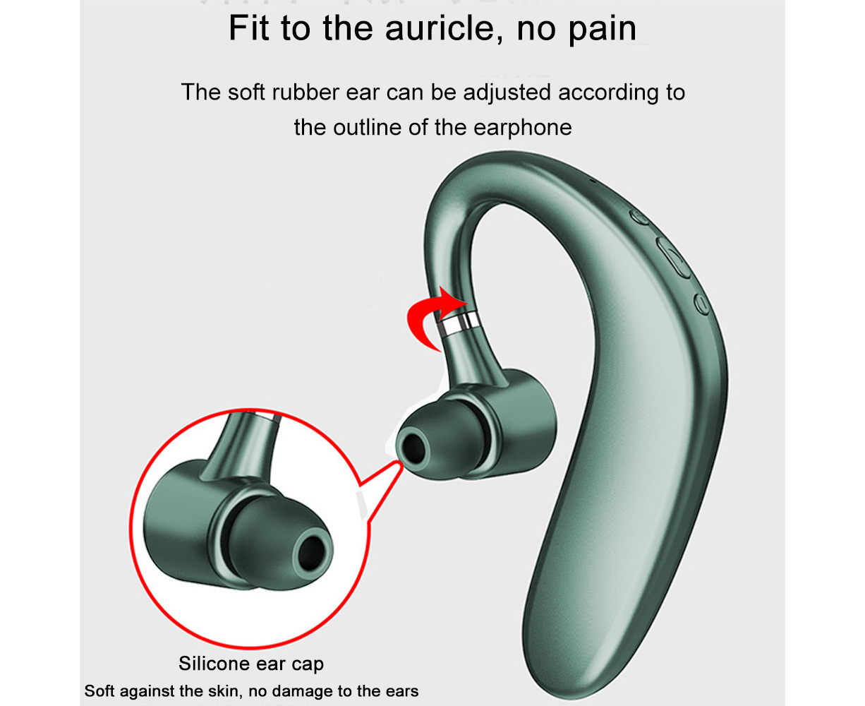 Wireless Bluetooth Earpiece V5.0 35 Hrs Talktime Hands-Free Earphones. - Image 2