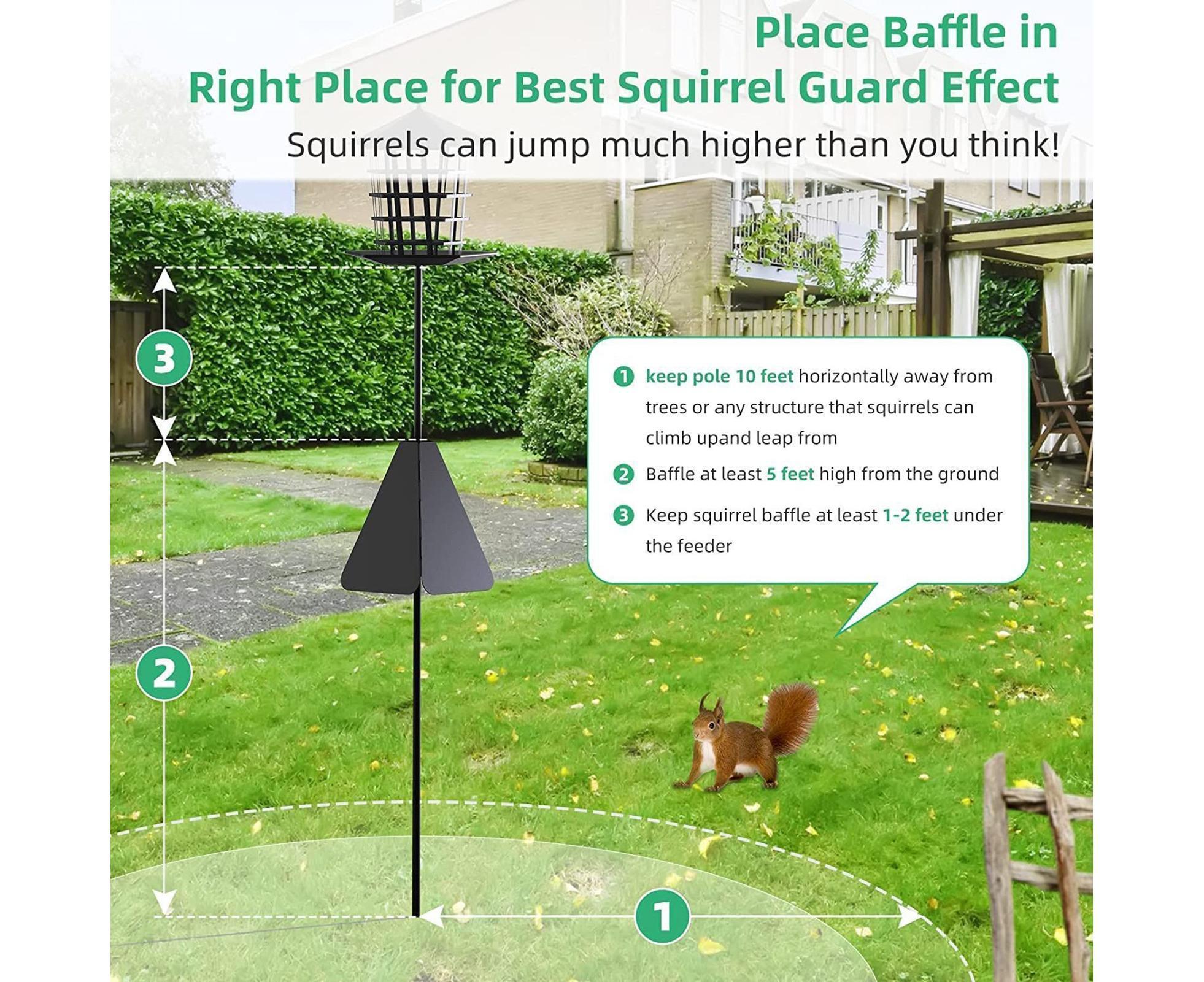 Squirrel Baffle Smooth Surface Bird Feeder Guard - A - Image 5