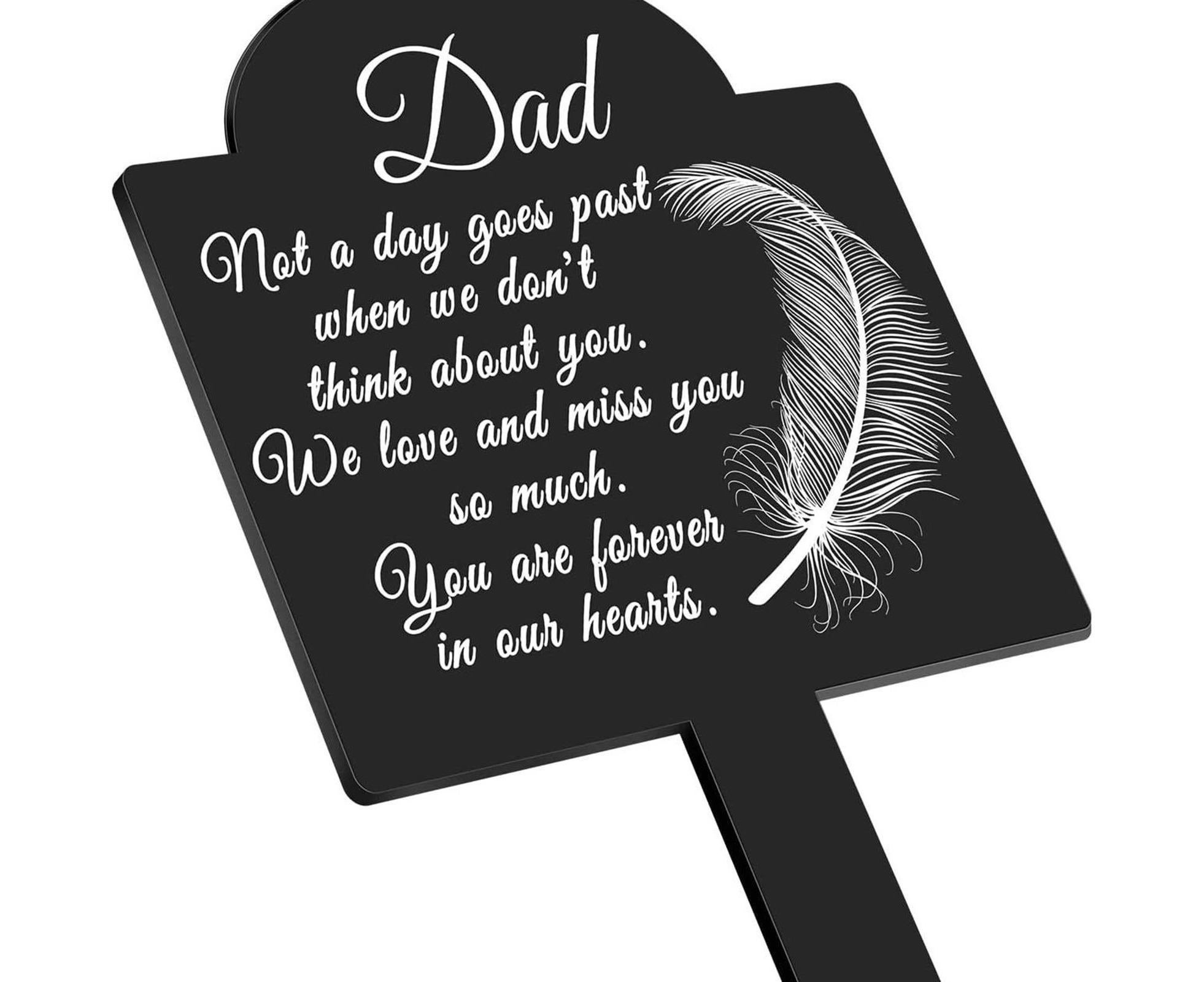 Garden Plaque Memorial Remembrance Stake - A - Image 8