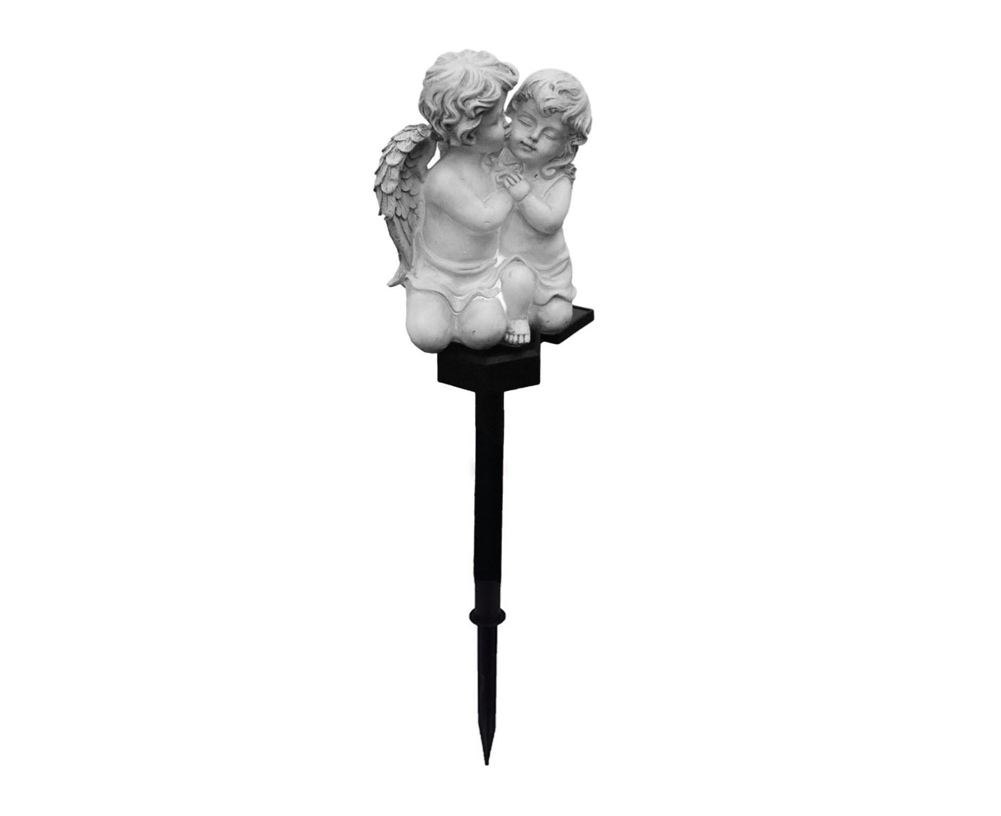 Solar Angel Stake Light Garden Decor - B - Image 1