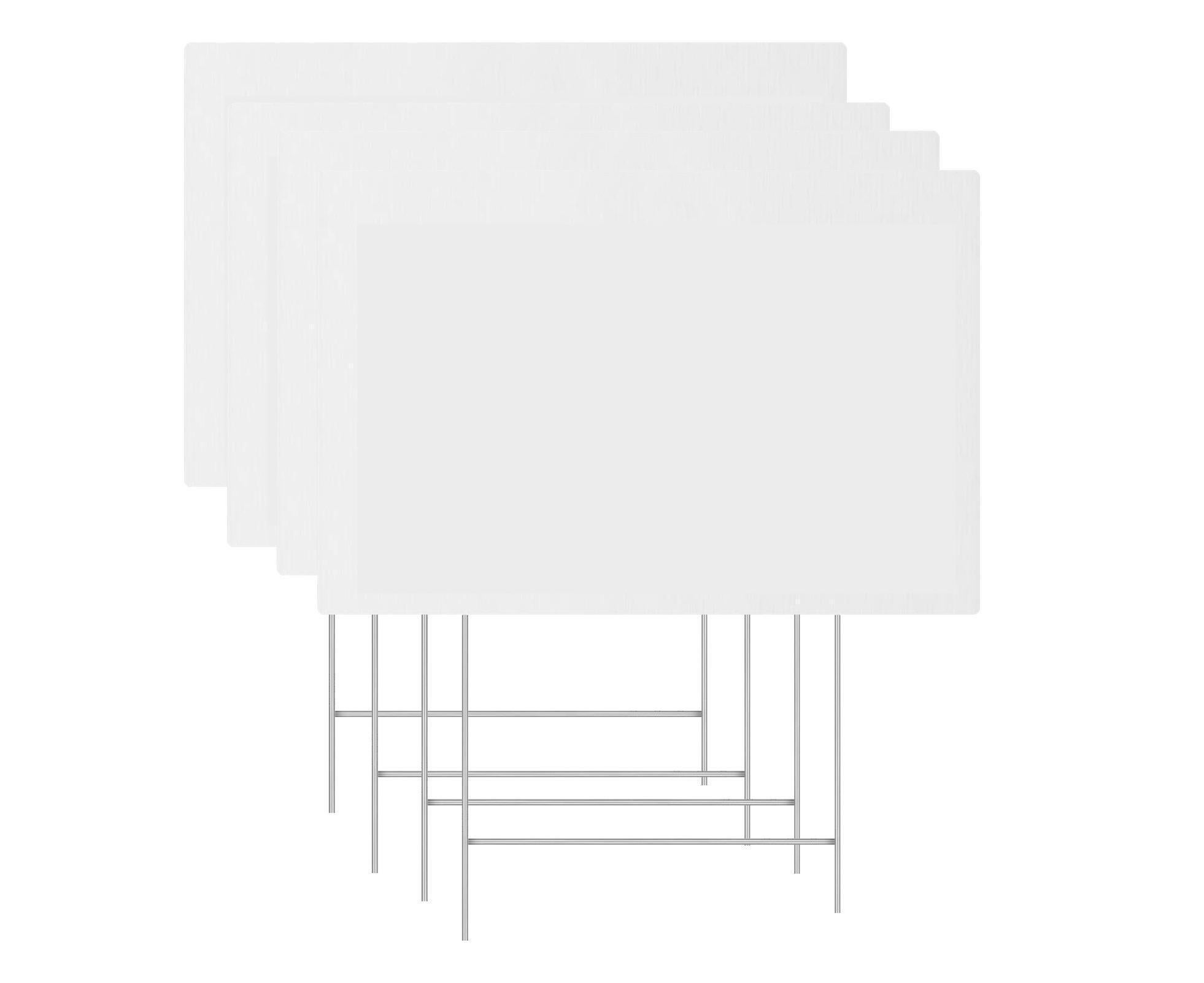 4Pcs Blank Yard Signs with H Stakes - 4pcs - Image 2