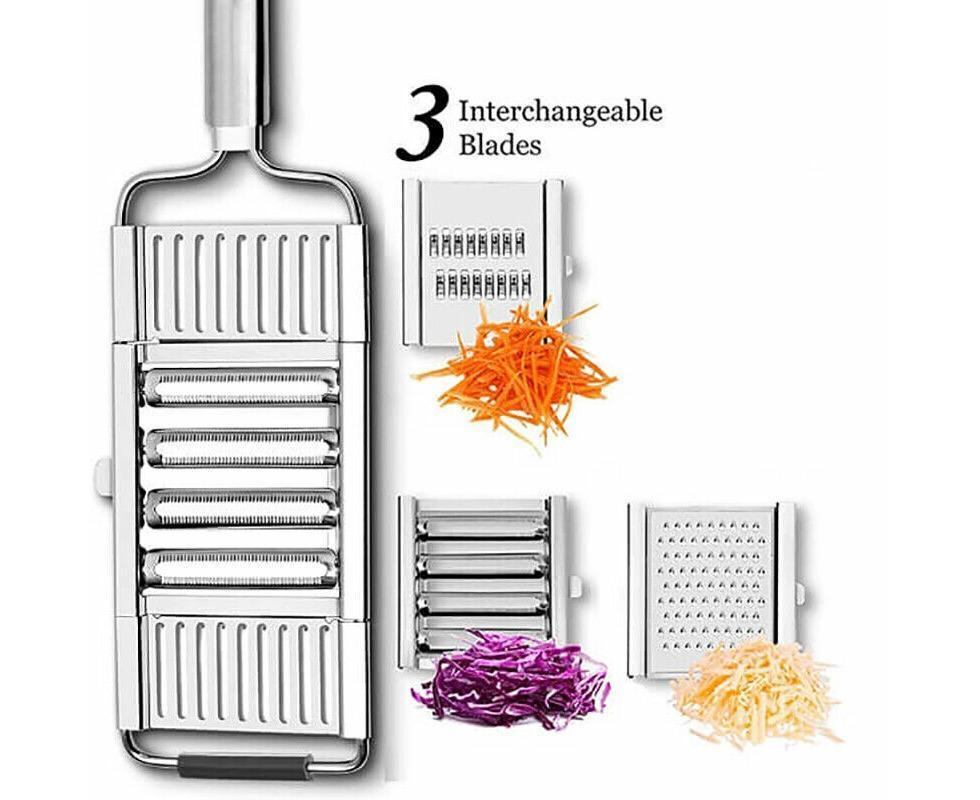 Multi-Purpose Vegetable Slicer Peeler Stainless Steel Grater Shredder Cutter - Image 5