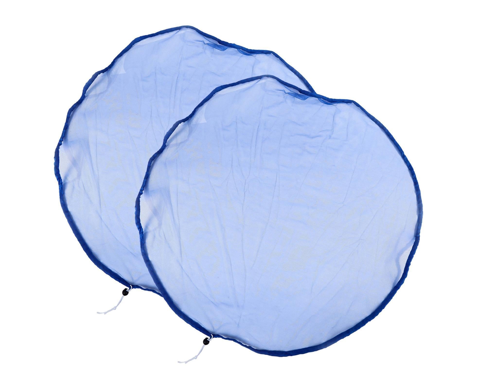 2Pcs Mesh Rain Barrel Cover - Blue - Image 1