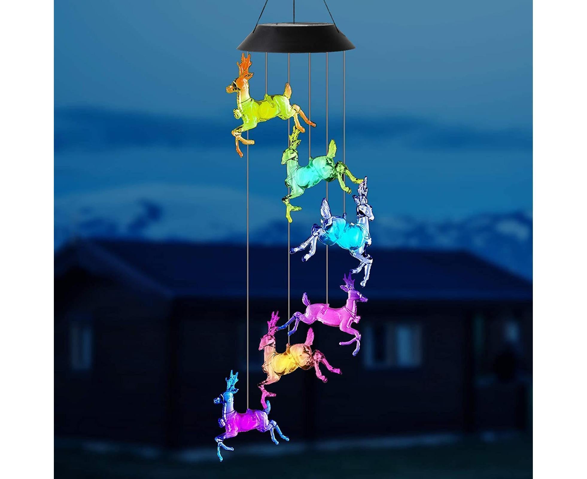 Solar Halloween Wind Chime Light - Elk - Image 5